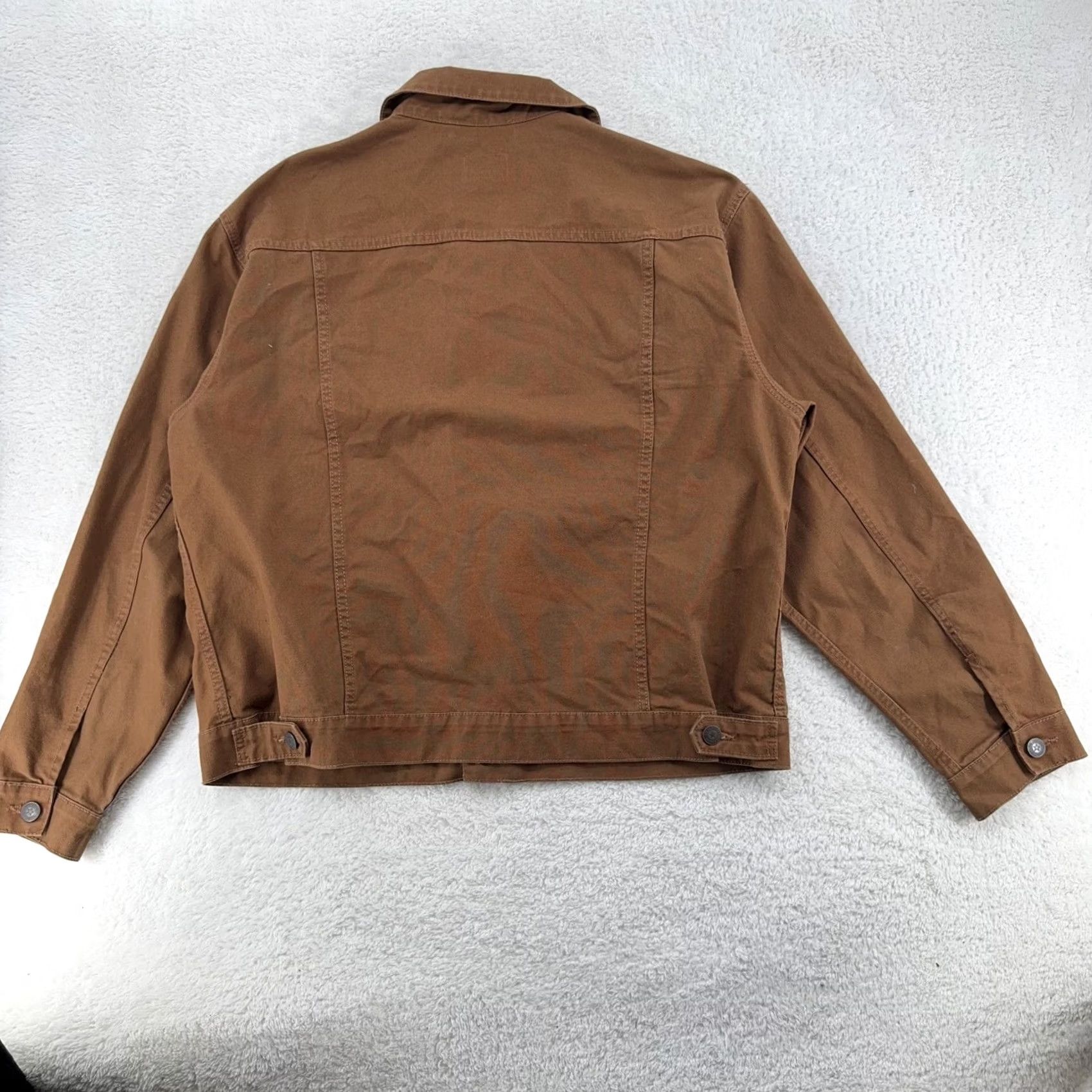 Vintage VINTAGE C.E. Schmidt WORKWEAR BROWN LIGHTWEIGHT WORK JACKET XL Shirt Size US XL / EU 56 / 4 - 4 Thumbnail
