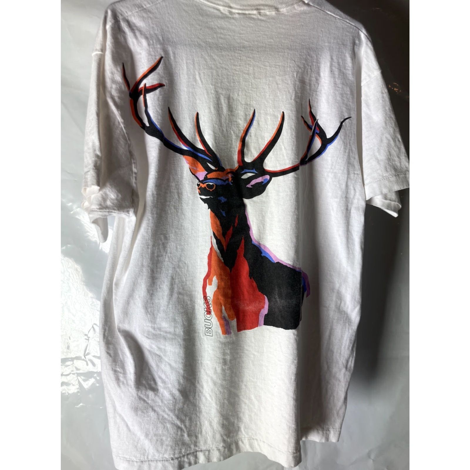 Vintage VINTAGE bucks unlimited single stitch t shirt xl 90s deer almighty 35obo Size US XL / EU 56 / 4 - 4 Thumbnail