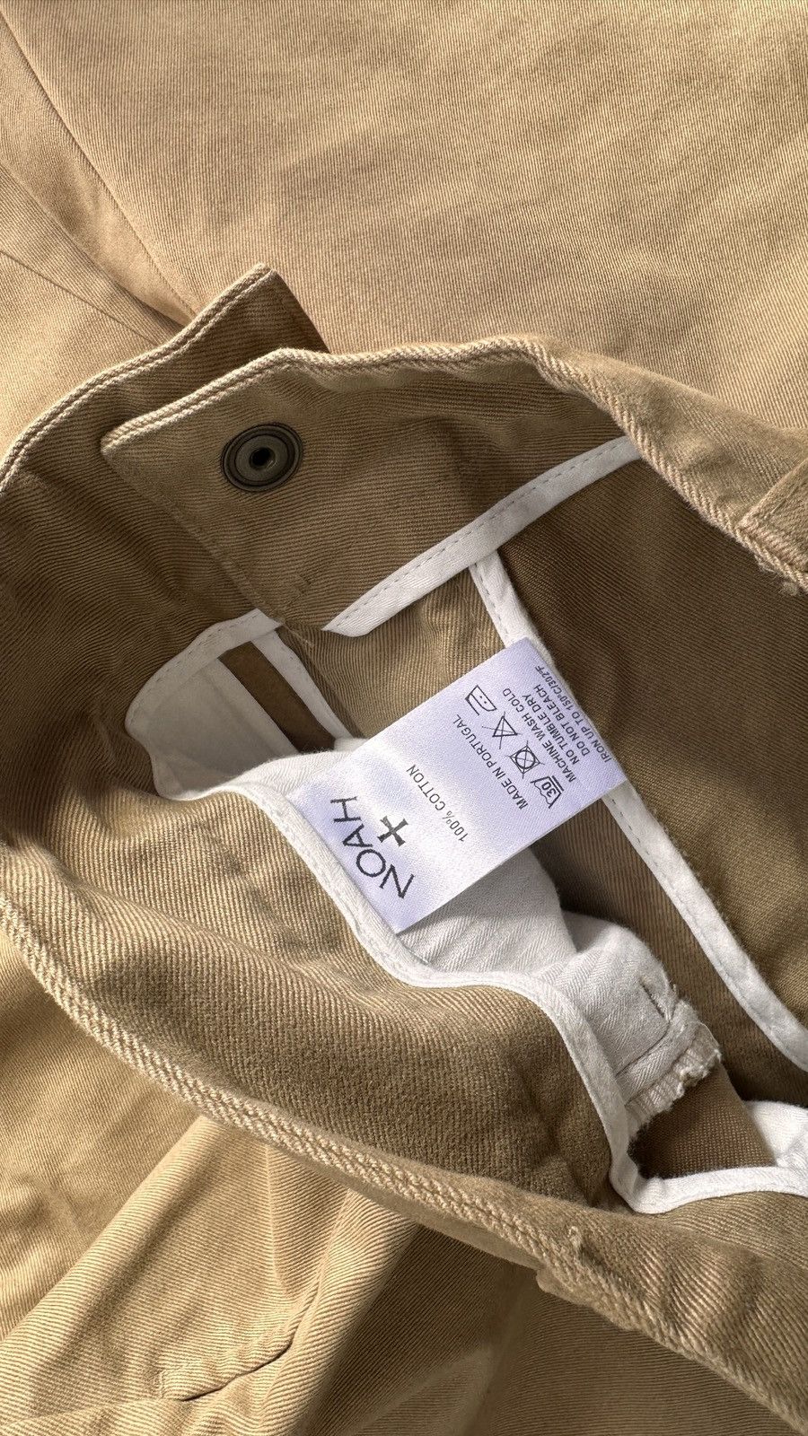 Noah Noah Pleated Khaki Pant Size US 32 / EU 48 - 3 Thumbnail
