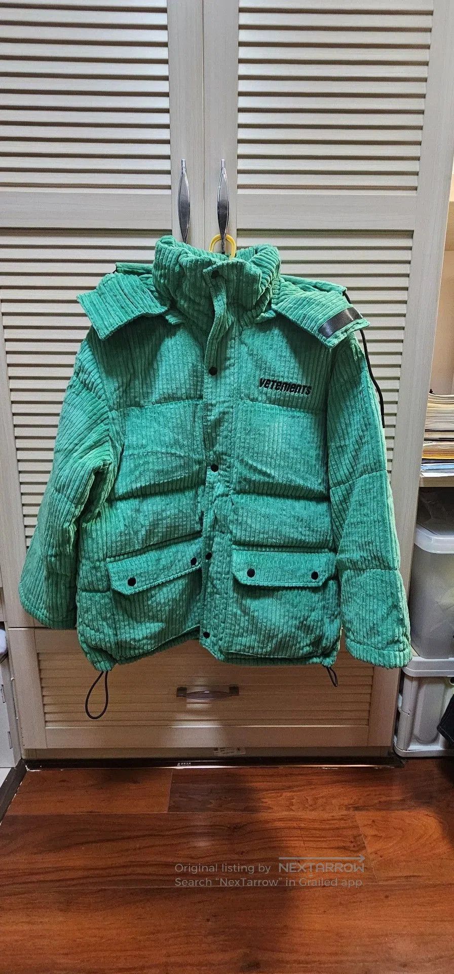 Vetements VETEMENTS Corduroy Thick Down Jacket . Size US S / EU 44-46 / 1 - 1 Thumbnail