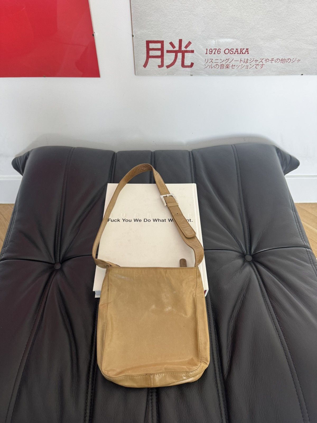 Jil Sander Vintage Jil Sander Leather Bag Archive Designer Beige Rare Size ONE SIZE - 2 Thumbnail