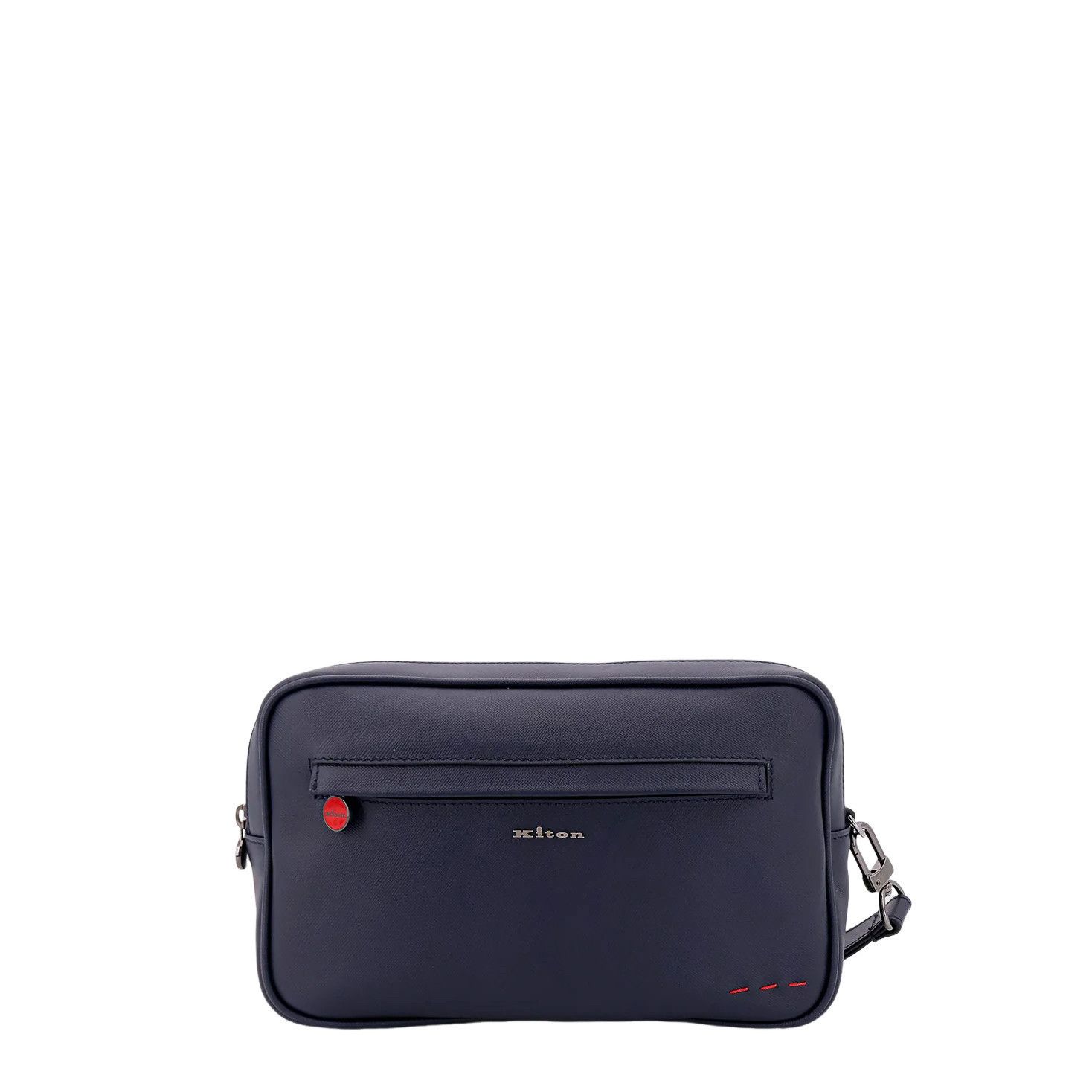 Kiton KITON Blue Leather Clutch New & Authentic Size ONE SIZE - 1 Thumbnail