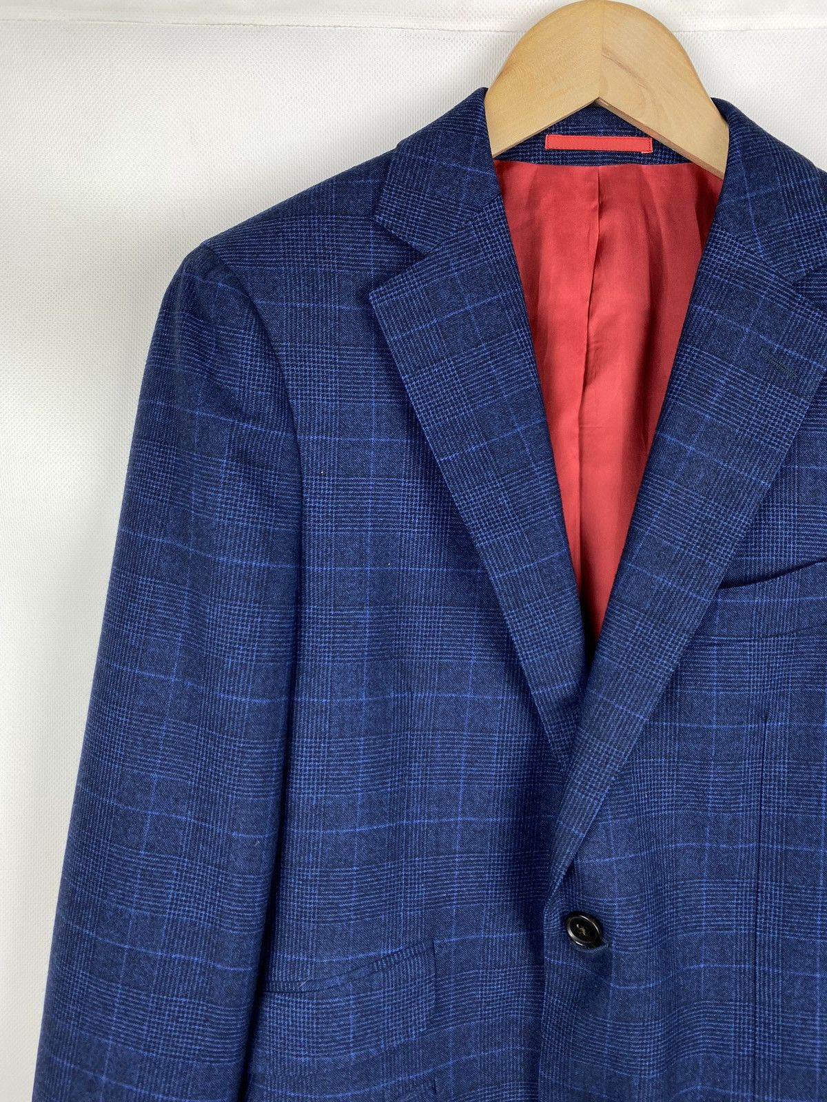Suitsupply Suitsupply Carlo Barbera Sienna wool checked blazer jacket Size 36R - 4 Thumbnail