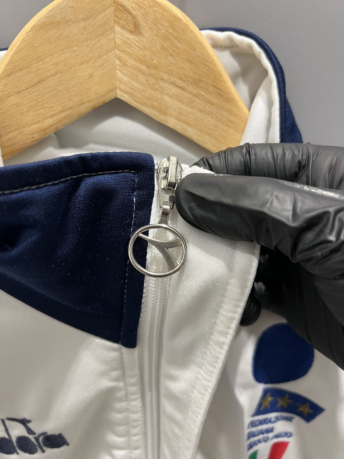 Diadora 90s 1994 Vintage Diadora Italy Team Zip Up Track Jacket Size US L / EU 52-54 / 3 - 14 Thumbnail