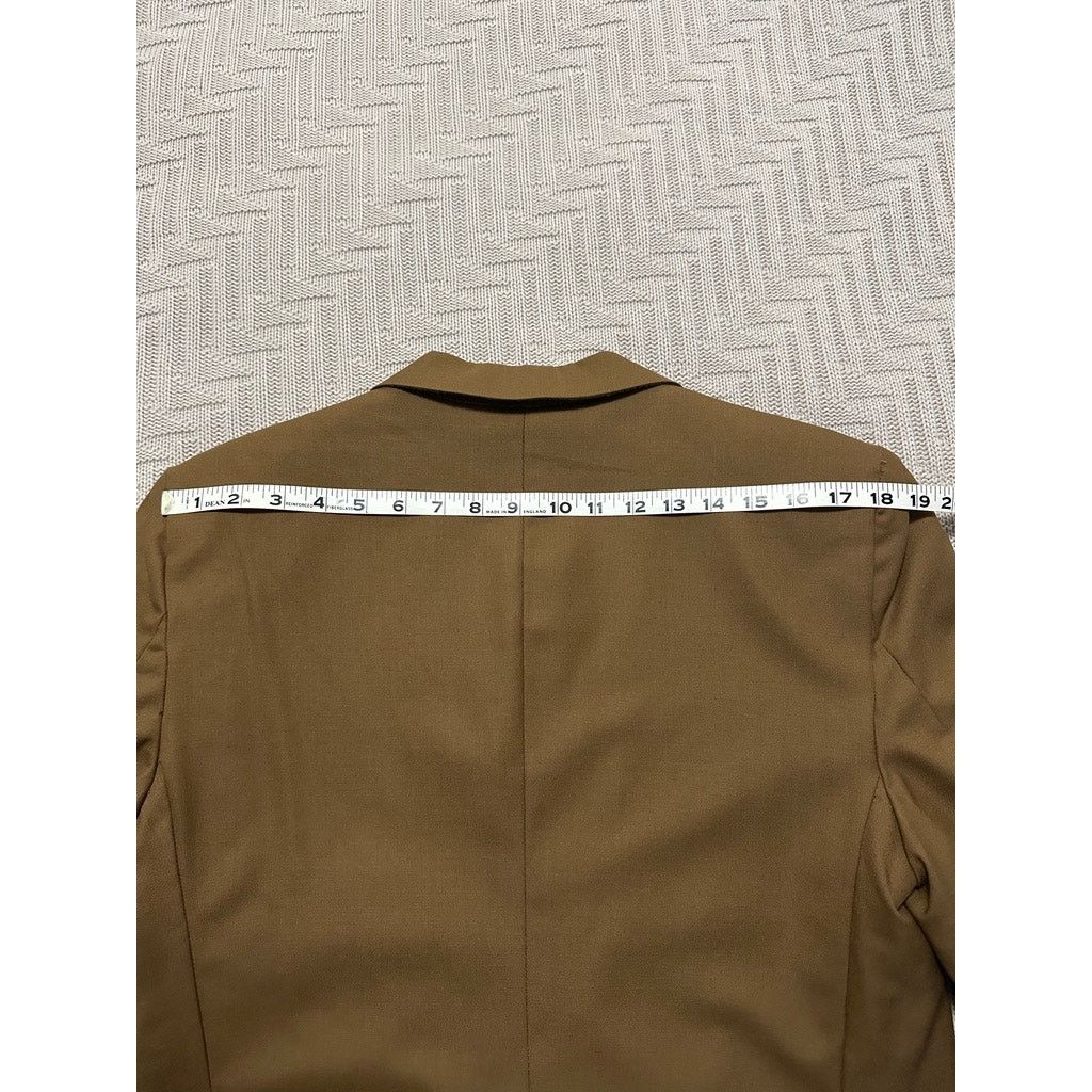 Burberry Vintage Burberry dark tan gold two button blazer size 40R Size 40R - 11 Thumbnail