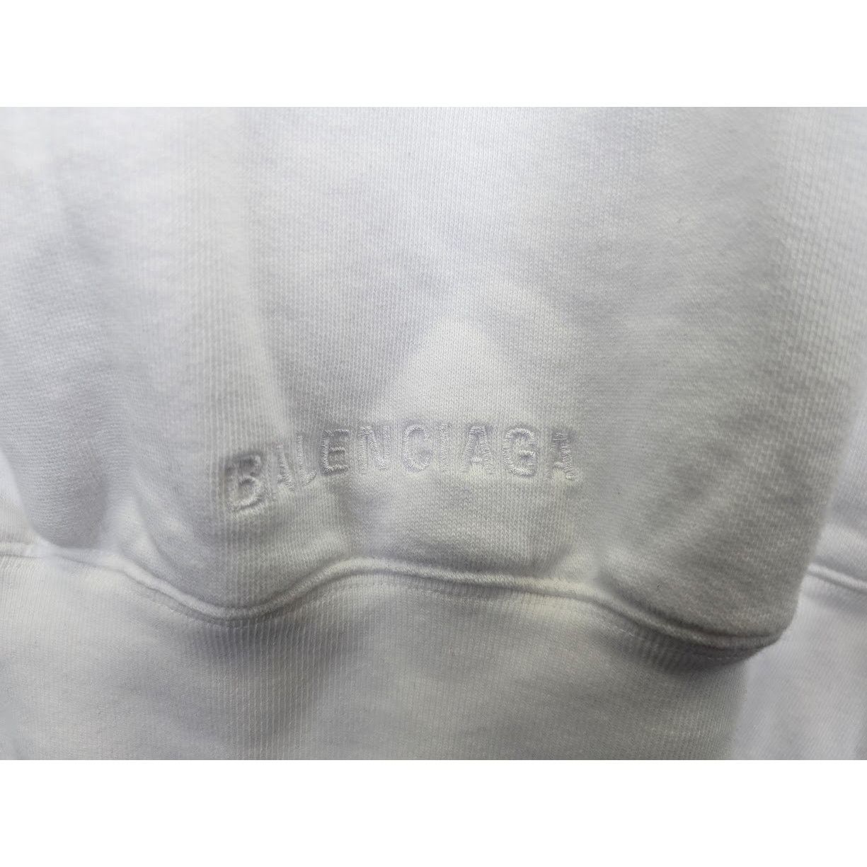 Balenciaga o1rshd1 Graphic-print Hoodie in White Size US S / EU 44-46 / 1 - 15 Thumbnail