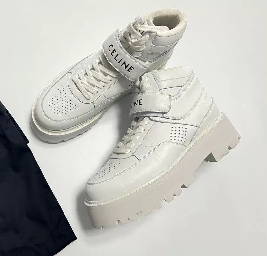 Celine CELINE SS Calfskin Sneaker 45 - Thick Sole Scratched (Worn 1x) Size US 12 / EU 45 - 9 Thumbnail