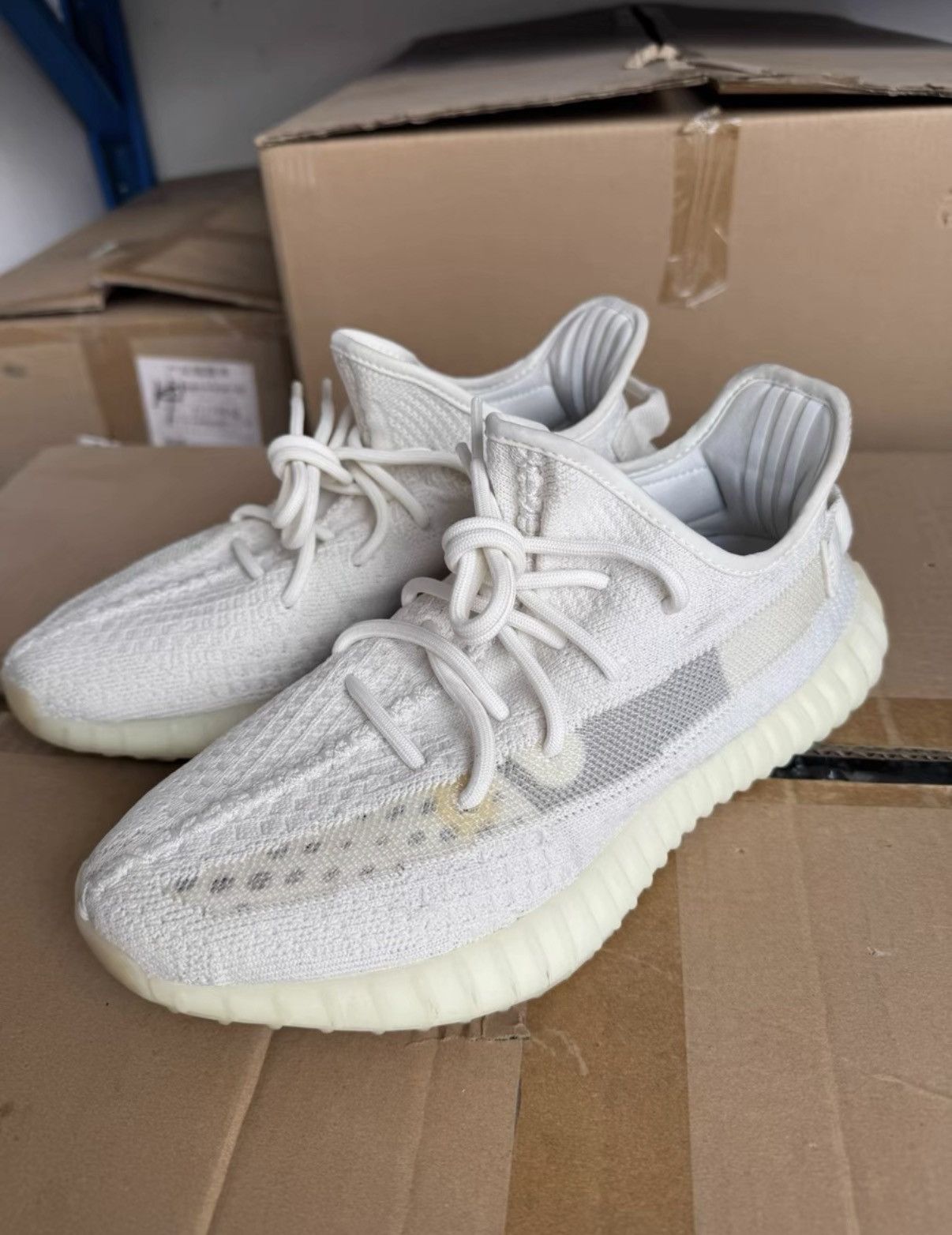 Adidas Adidas Yeezy 350 Bone 2.0 HQ6316 K37 Size US 8 / EU 41 - 1 Thumbnail