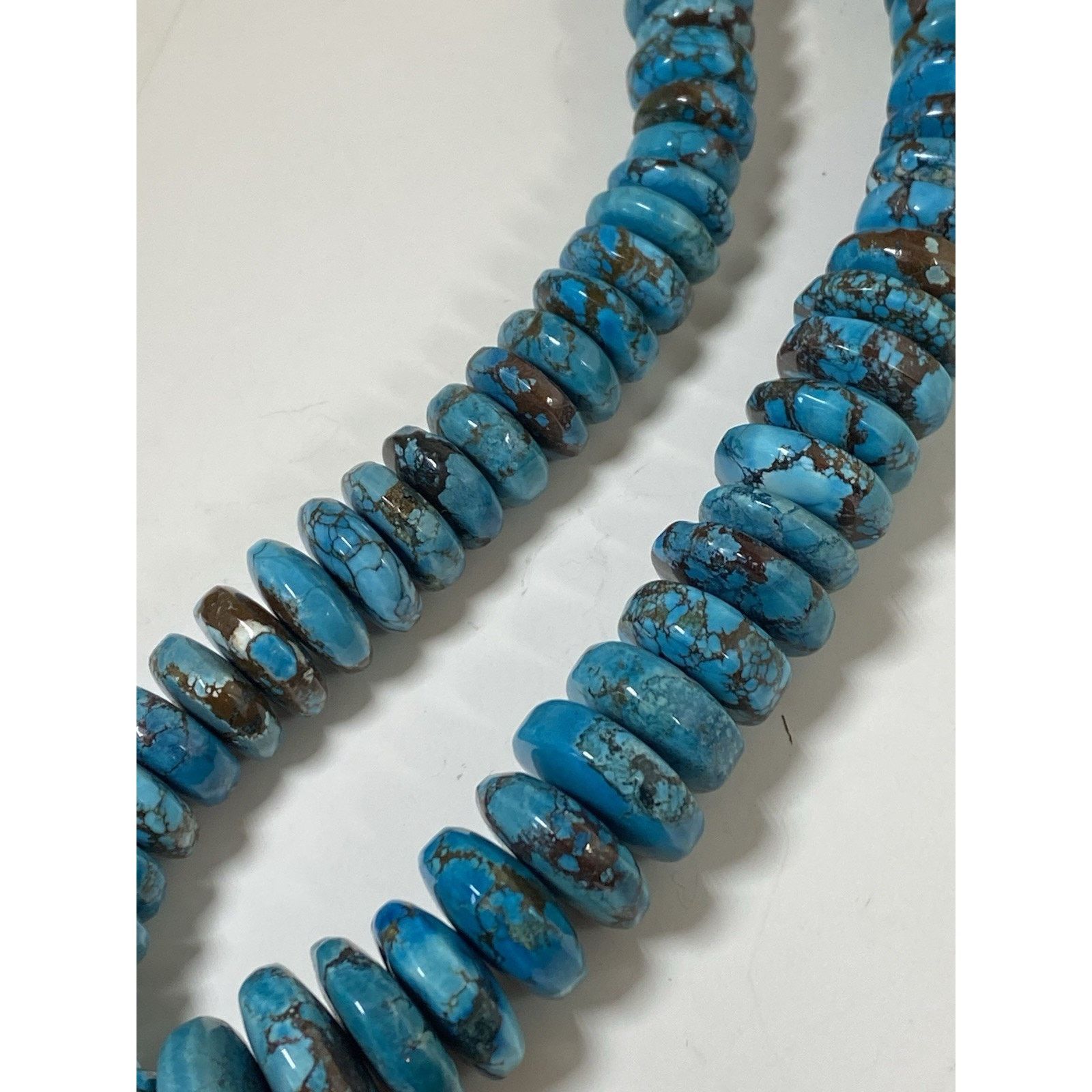 Other Turquoise Disc Necklace w/ Reddish Brown Matrix Size ONE SIZE - 5 Thumbnail