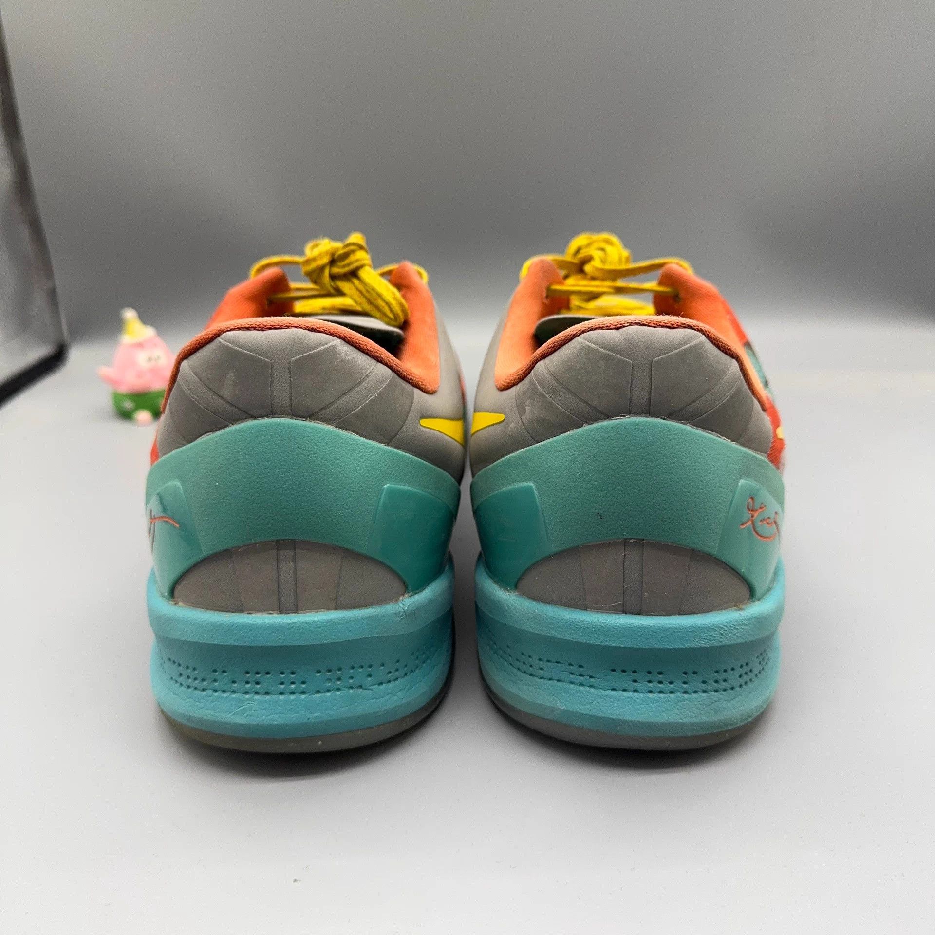 Nike Nike Kobe 8 Venetian Blue Red Orange 47.5 Size US 14 / EU 47 - 3 Thumbnail