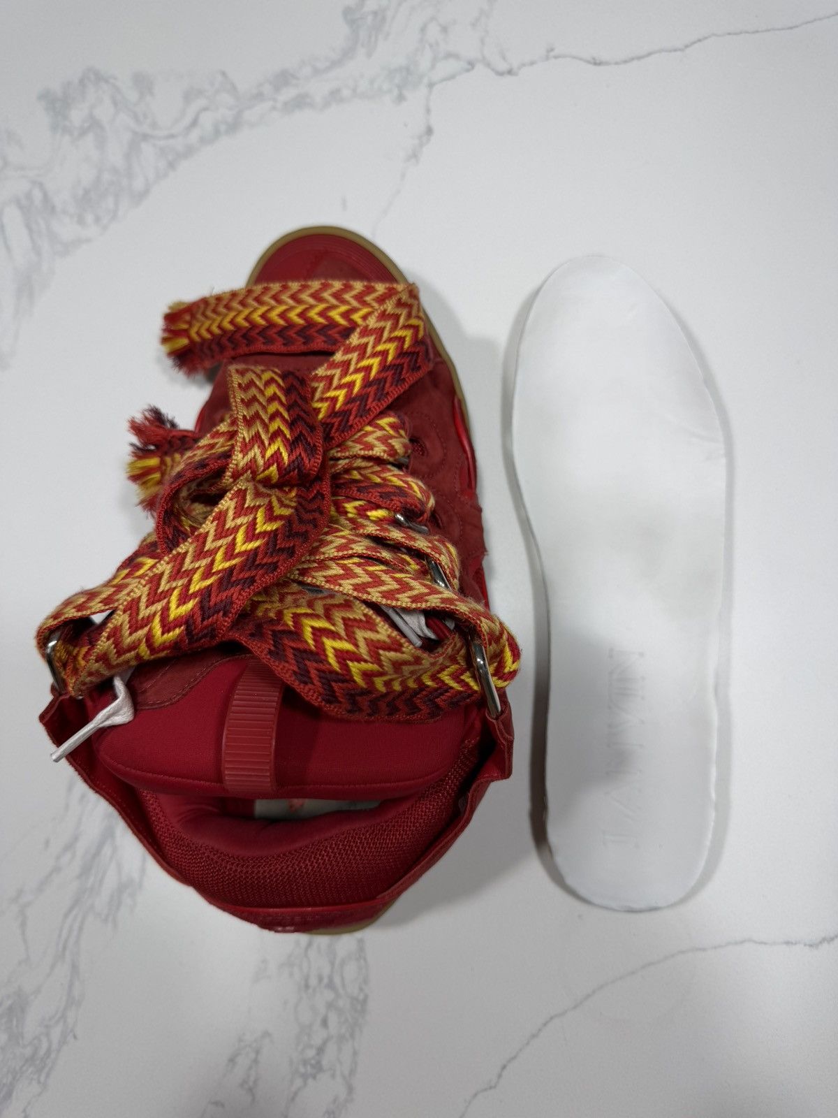 Lanvin LANVIN CURB’ ‘POPPY RED GUM’ Size US 10.5 / EU 43-44 - 8 Thumbnail