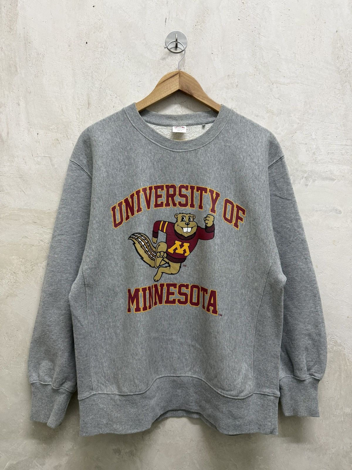 Vintage Vintage University of Minnesota Crewneck College Size US M / EU 48-50 / 2 - 1 Thumbnail