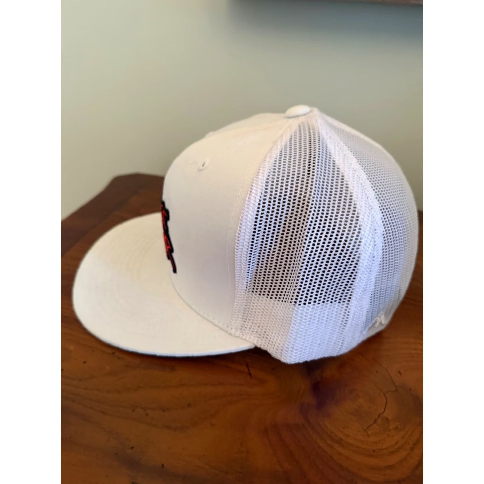 Vintage NWOT Alice Cooper Trash Band Snapback Hat Black White RARE Patch Logo Pacific Headwear Mens One Size Trucker Vintage Retro Adjustable Black Red Size ONE SIZE - 2 Thumbnail