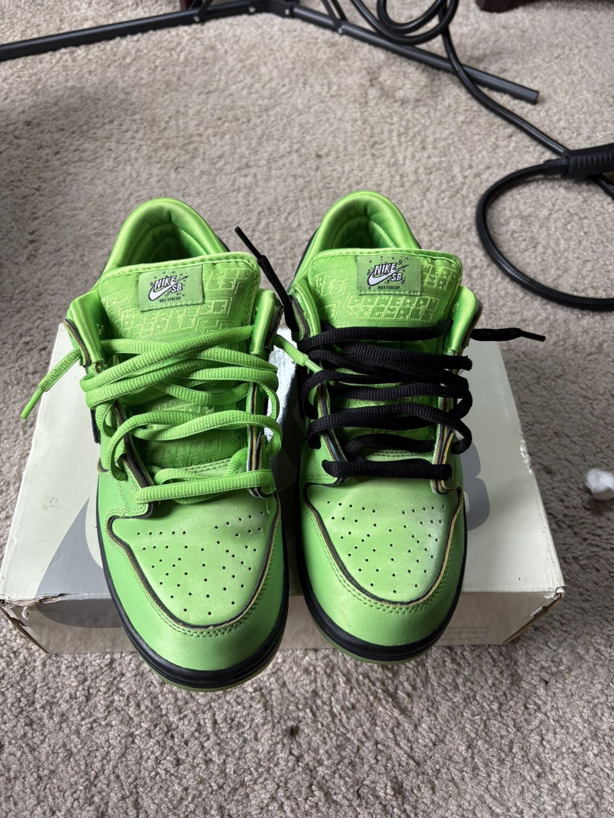 Nike SB Nike dunk low sb powder puff butter cup Size US 9 / EU 42 - 1 Thumbnail