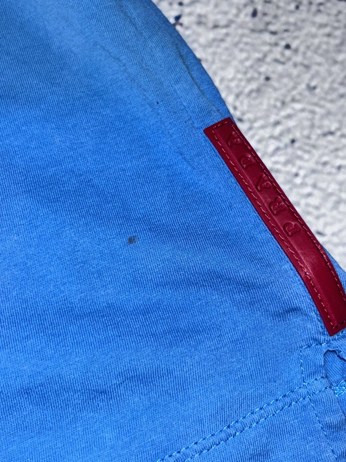 Prada Prada Blue Polo Shirt Made in Italy | Minimal Luxury Size US M / EU 48-50 / 2 - 10 Thumbnail