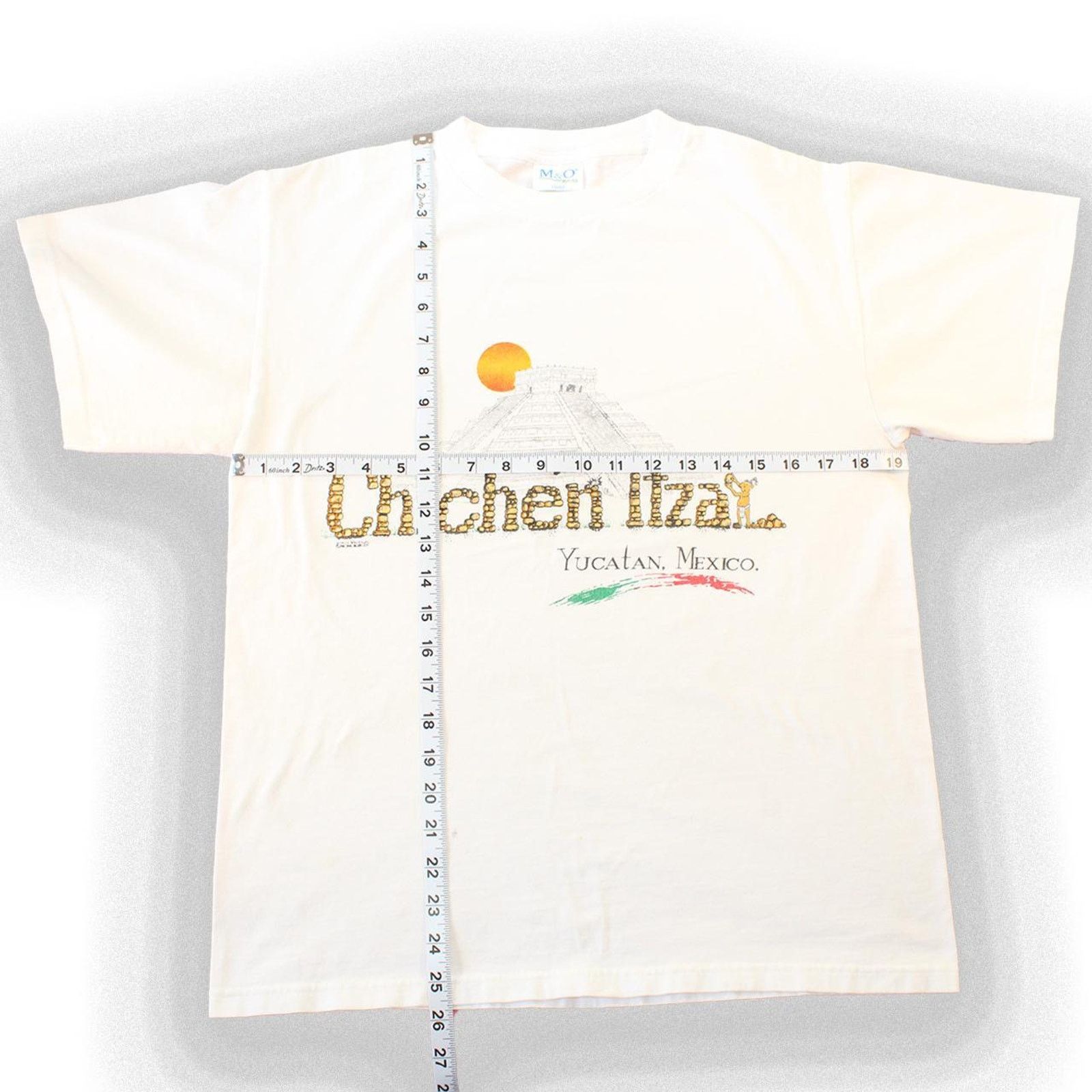 Vintage Vintage 2000's Yucatan Mexico White Graphic tee Size US M / EU 48-50 / 2 - 2 Thumbnail