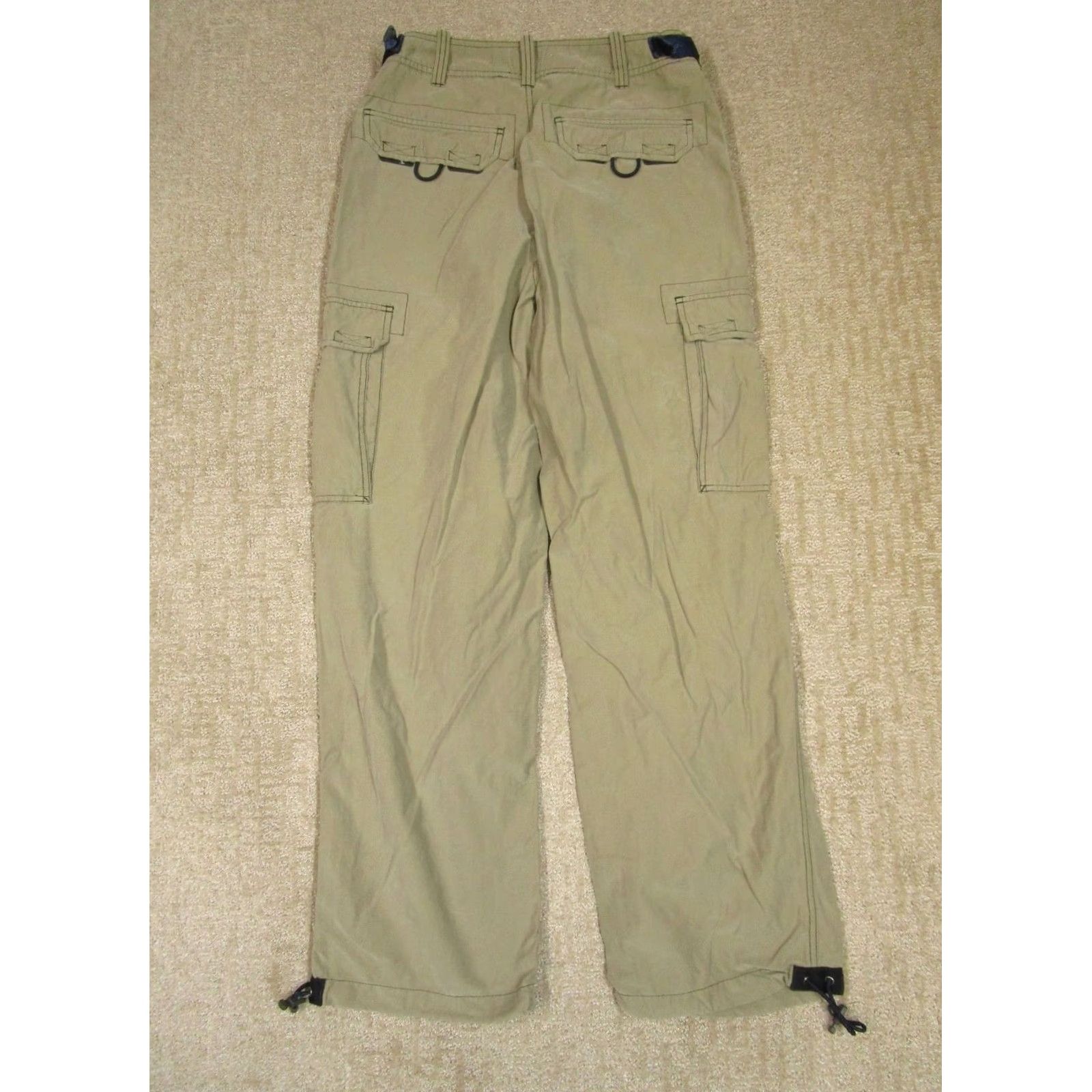 Abercrombie & Fitch VINTAGE Abercrombie & Fitch Pants Men Small Brown Cargo Baggy Lightweight Y2K Size US 30 / EU 46 - 4 Thumbnail