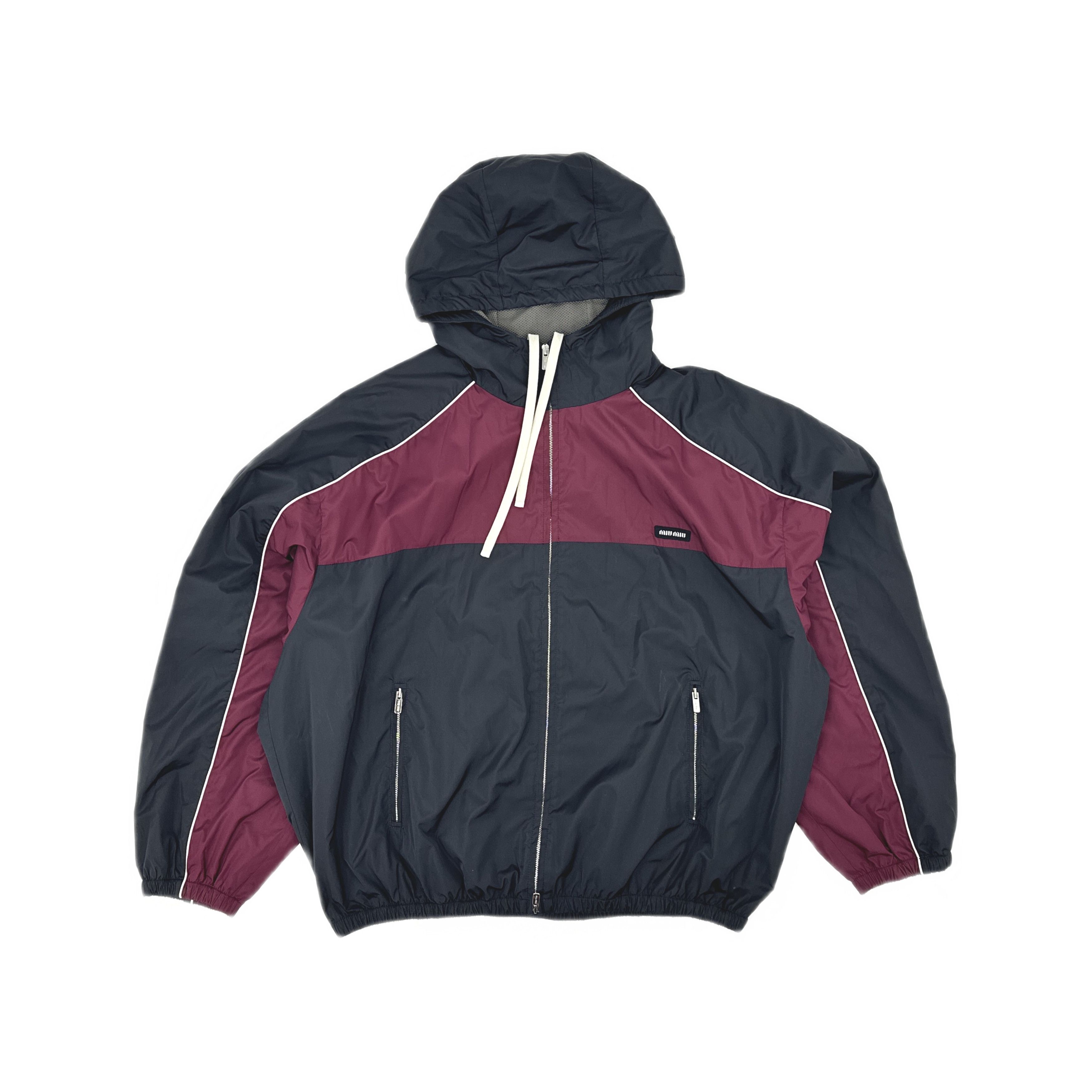 Miu Miu Miu Miu Colorblock Hooded Windbreaker Size 44 Size M / US 6-8 / IT 42-44 - 1 Thumbnail
