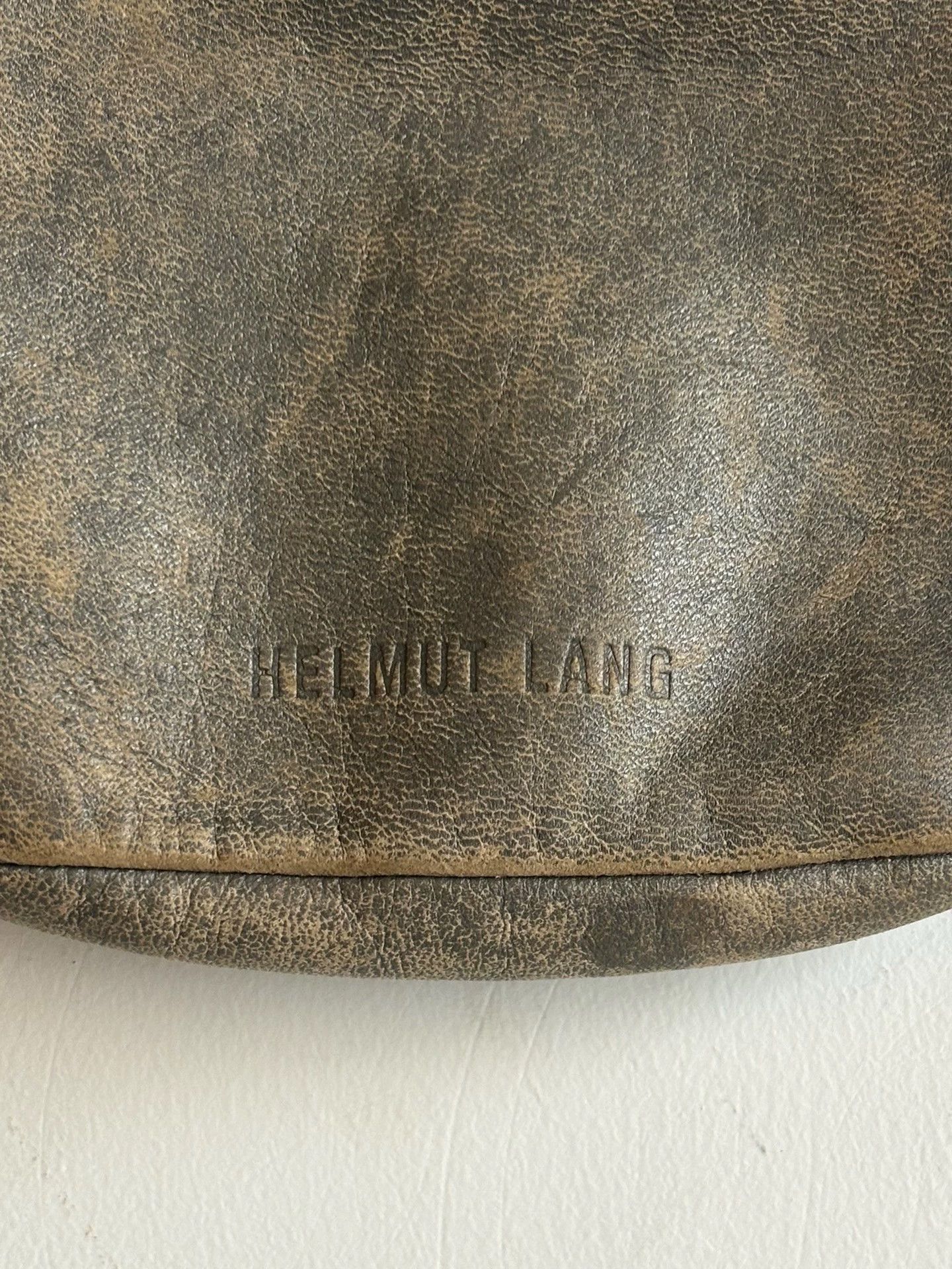 Helmut Lang Helmut Lang 00s Distressed Sheepskin Mini Crossbody Bag Size ONE SIZE - 3 Thumbnail