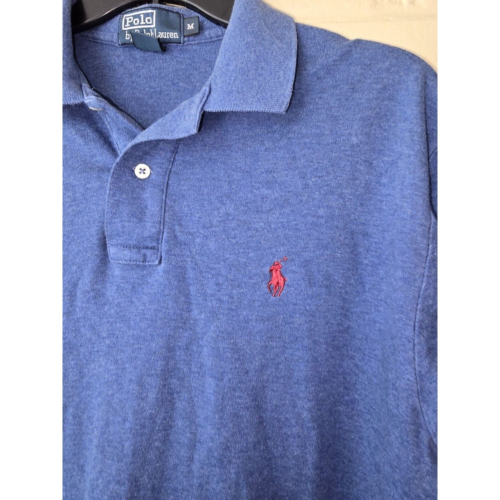 Polo Ralph Lauren Polo Ralph Lauren Polo Shirt Men's Medium Blue Pony Logo Size US M / EU 48-50 / 2 - 2 Thumbnail