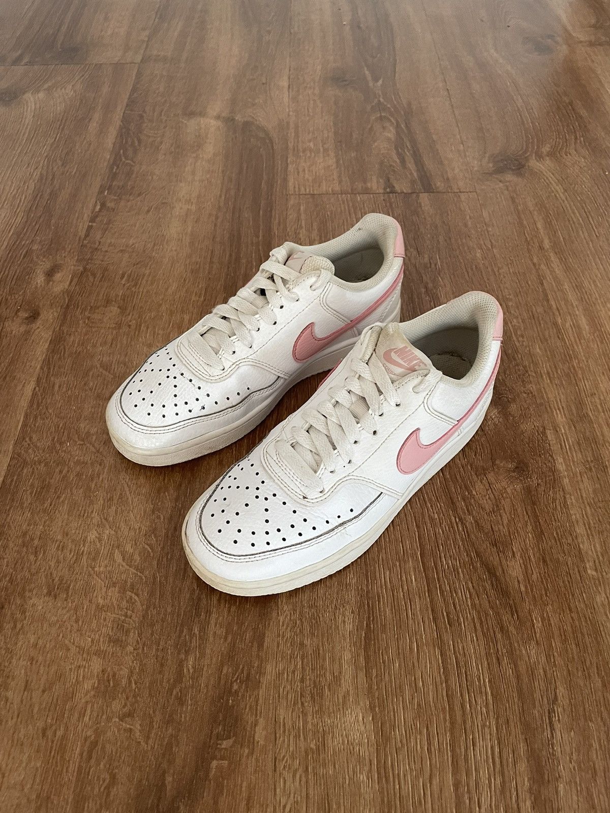 Nike Nike Court Vision Low “White Pink Glaze” - Women’s 6 Size US 6 / IT 36 - 1 Thumbnail