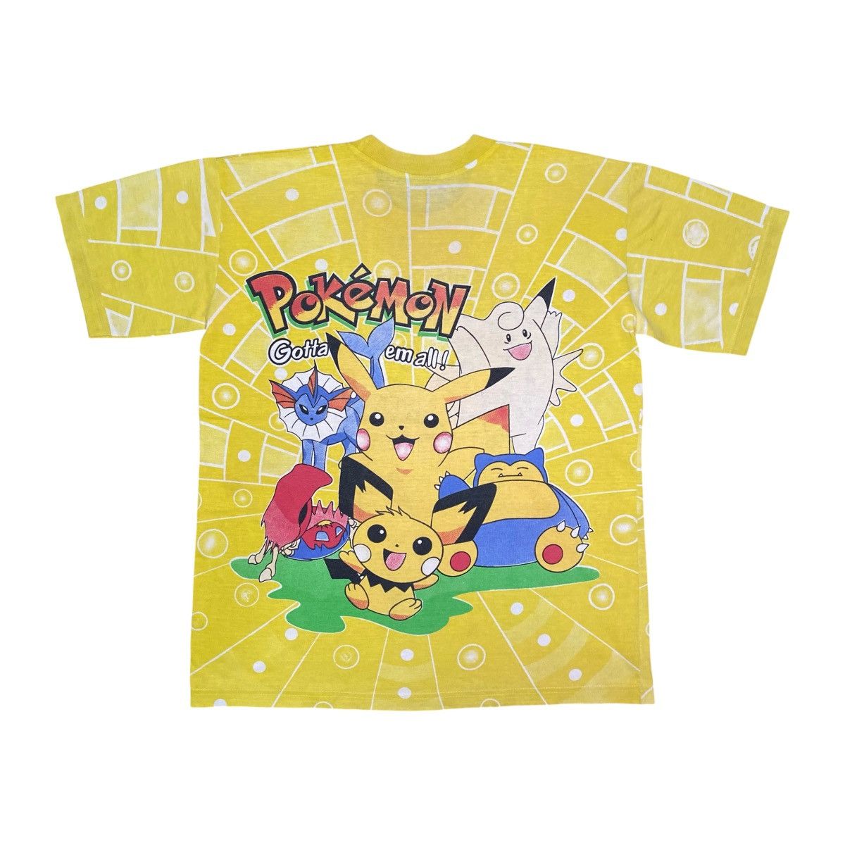 Vintage Vintage 90’s Pokemon Alloverprint T Shirt Bootleg Size US L / EU 52-54 / 3 - 2 Thumbnail
