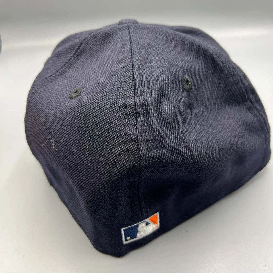 New Era Houston Astros Hat Men 7 5/8 59Fifty New Era MLB Fitted Cap Size ONE SIZE - 7 Thumbnail