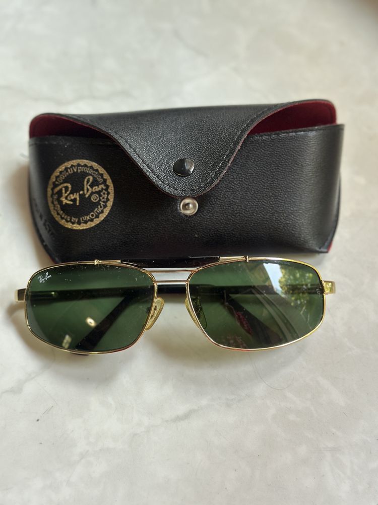 RayBan RayBan Vintage Sunglasses Green Lens Size ONE SIZE - 1 Thumbnail