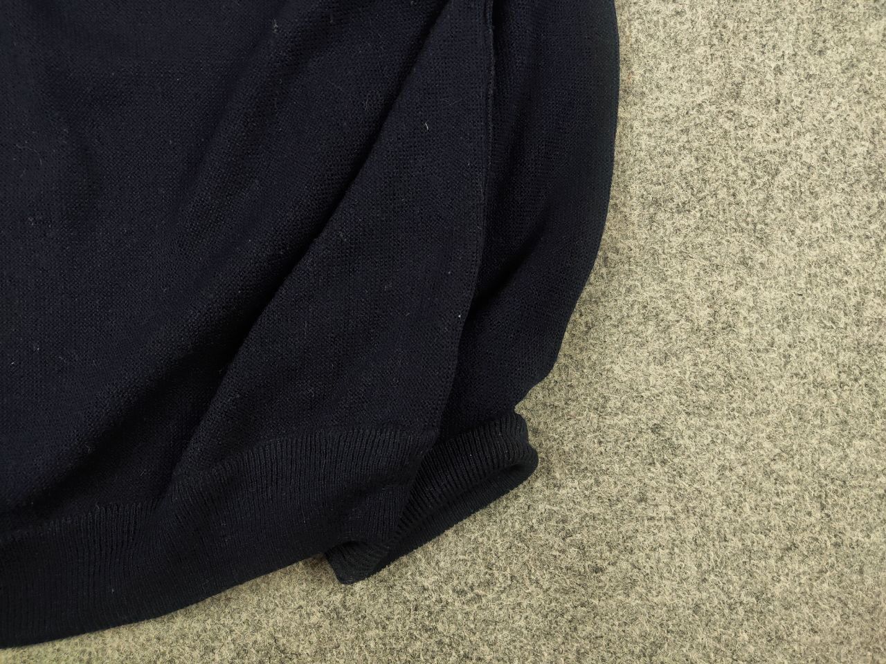 Lacoste Vintage 90's Lacoste Chemise Acrylic Knit Dark Blue Sweater Size US L / EU 52-54 / 3 - 6 Thumbnail