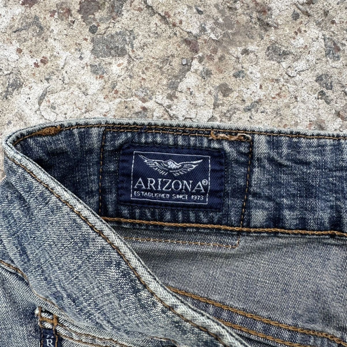 Arizona Jean Co. × If Six Was Nine Vintage Japanese Style Arizona Crazy Fit Jeans Y2K 00s USA Size 34" / US 12 / IT 48 - 10 Thumbnail