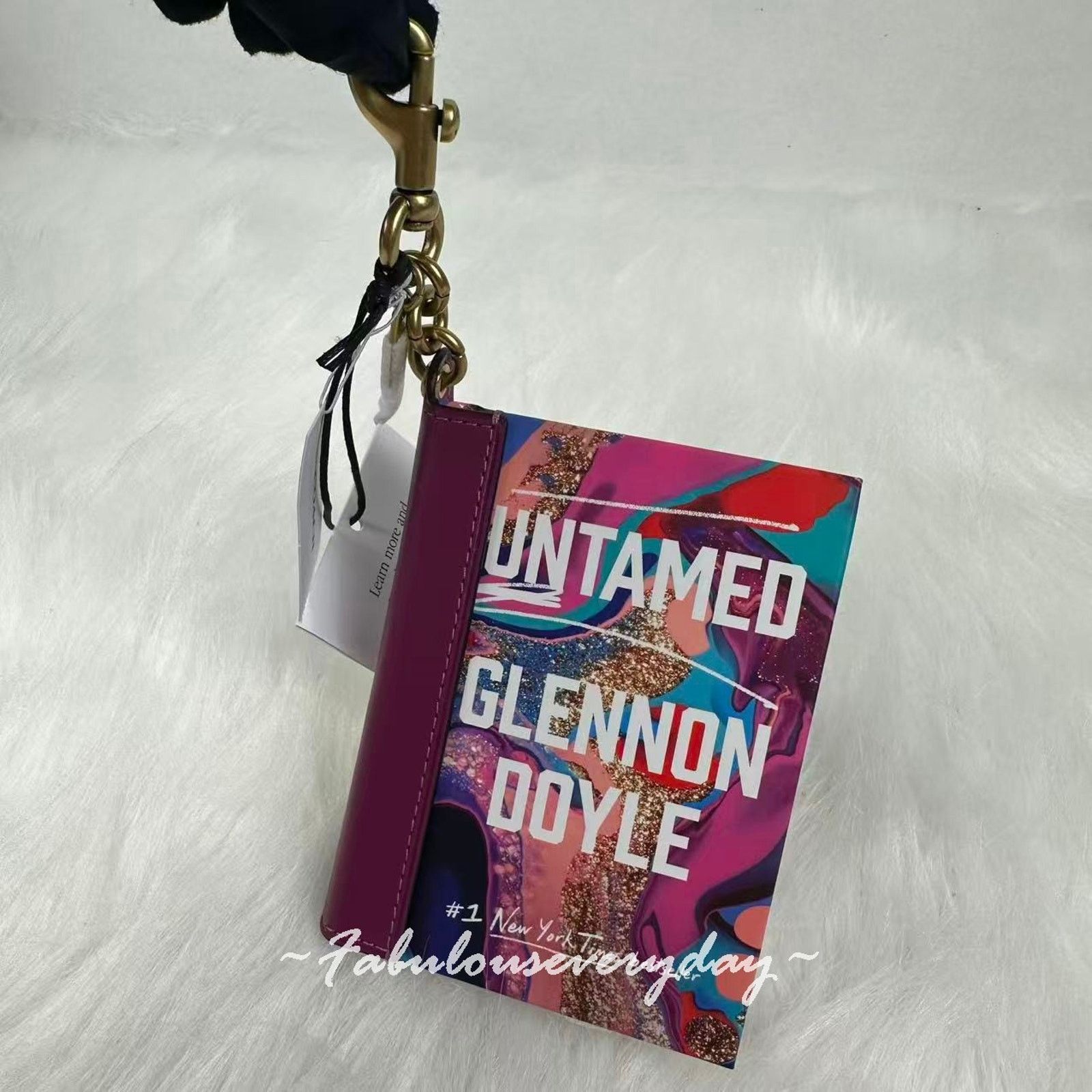 Coach Coach Untamed By Glennon Doyle Book Bag Charm 352 Pages NWT Size ONE SIZE - 1 Thumbnail