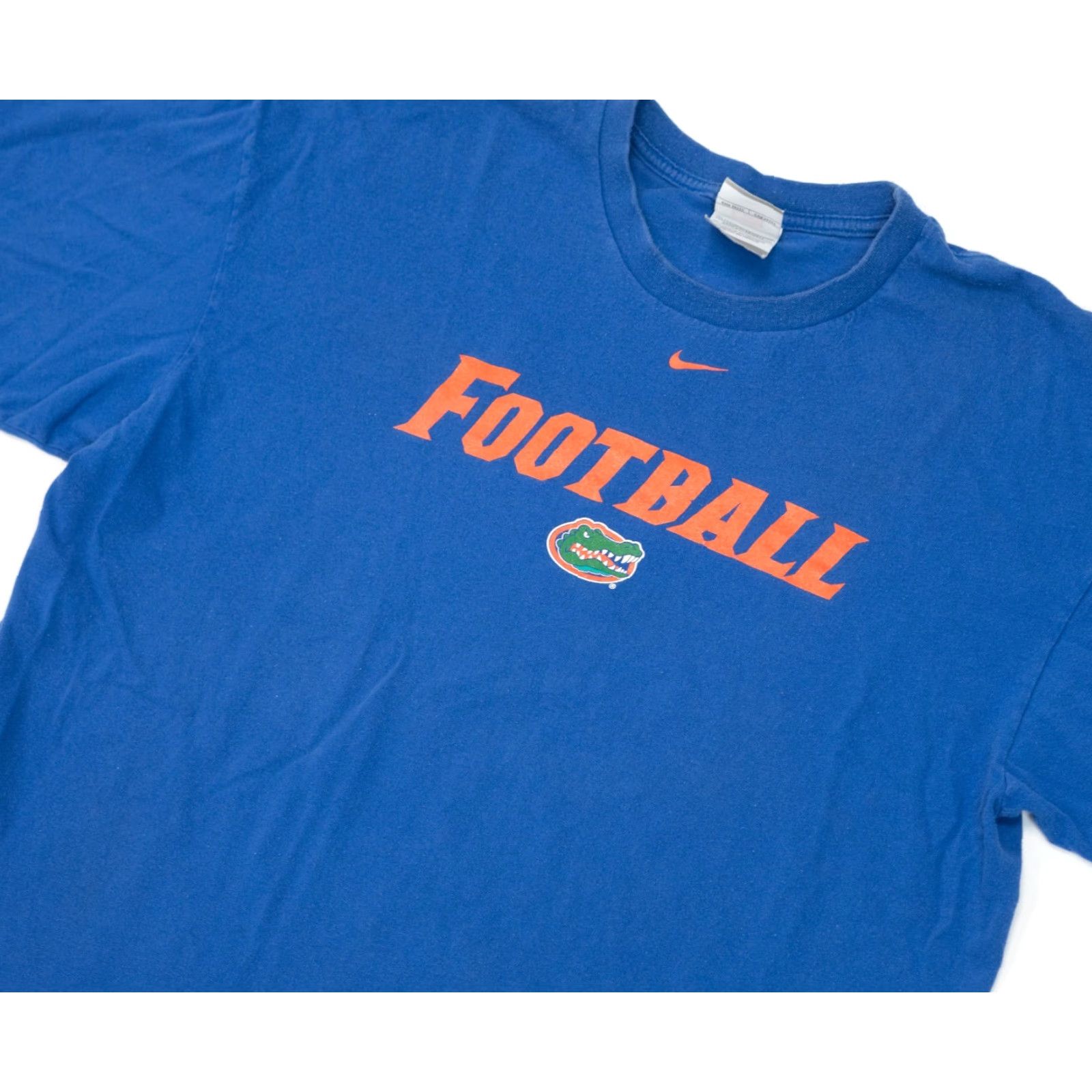 Nike VINTAGE Nike Center Swoosh Florida Gators T-Shirt 2XL Football NCAA Mens Shirts, Blue, 1990s, VTG, Logo, Short Sleeve, Crew Neck, Cotton Size US XXL / EU 58 / 5 - 2 Thumbnail