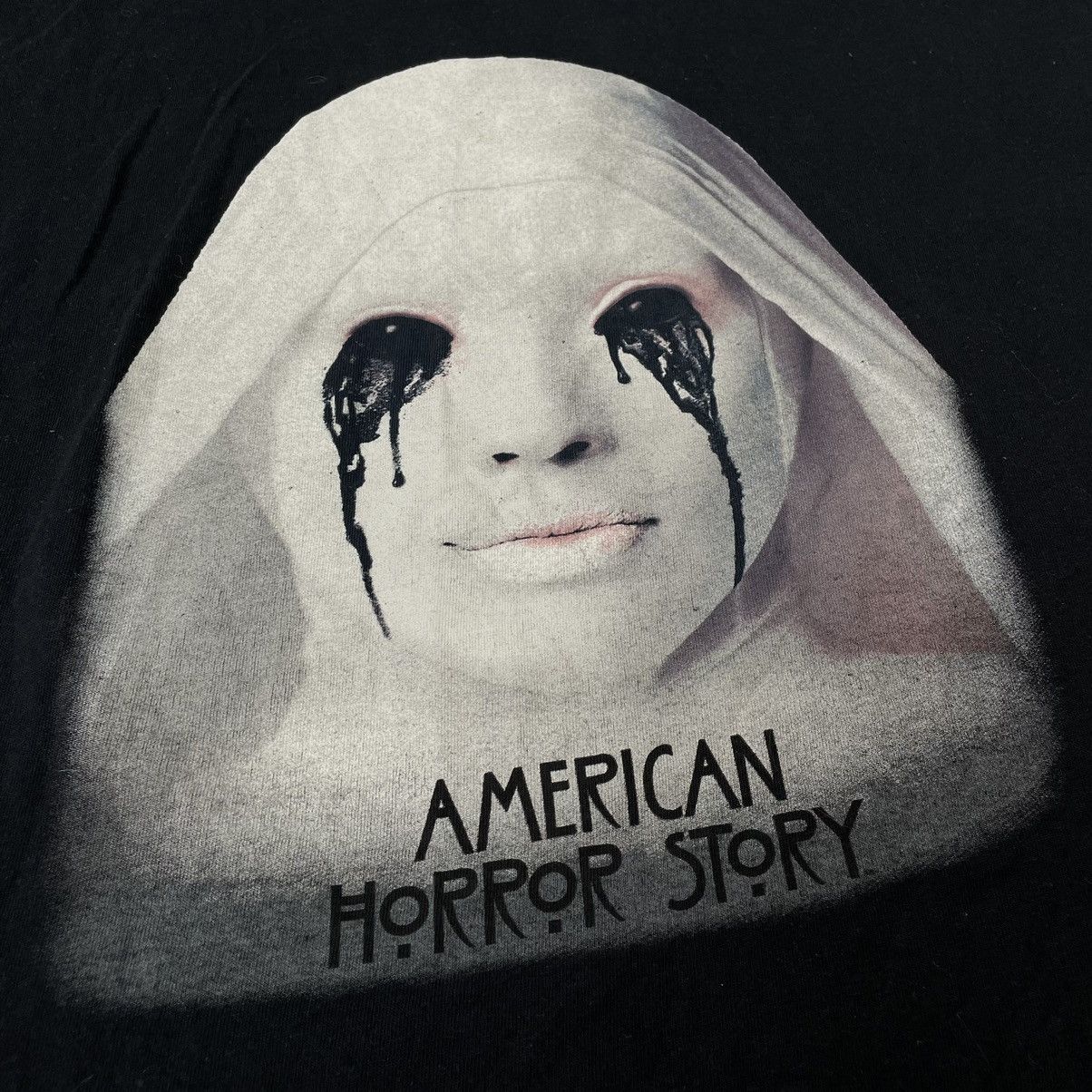 Vintage Vintage Y2K Goth Horror Graphic Tee Black Medium Oversized Size US M / EU 48-50 / 2 - 5 Thumbnail