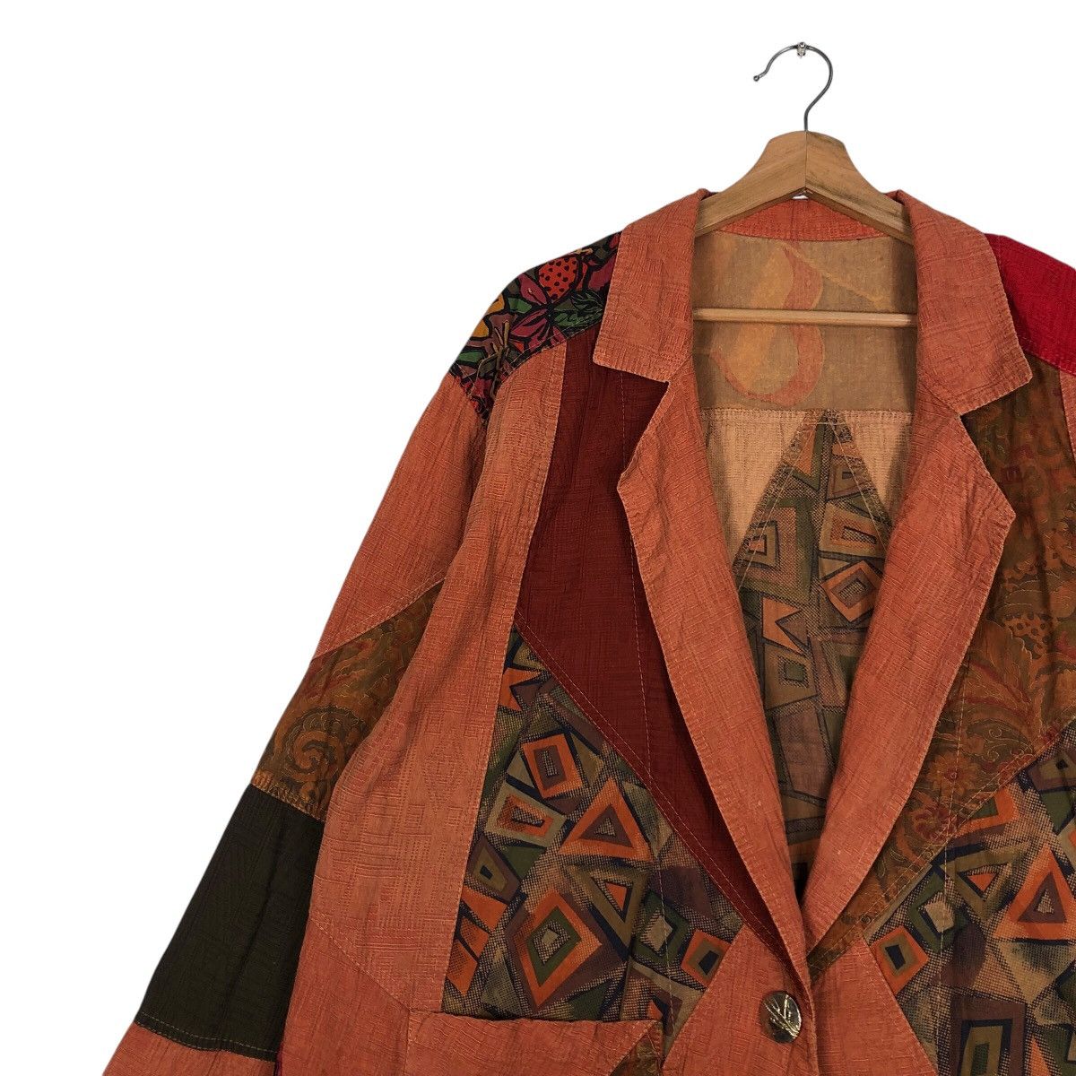 Japanese Brand × Vintage 📌Vintage Traditional Design Oversize Button Issey Miyake Size US L / EU 52-54 / 3 - 8 Thumbnail