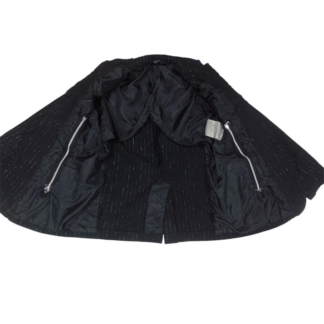 Comme des Garcons Comme des Garcons Punk Style Silver Stripe Casual Jacket Size US XS / EU 42 / 0 - 4 Thumbnail