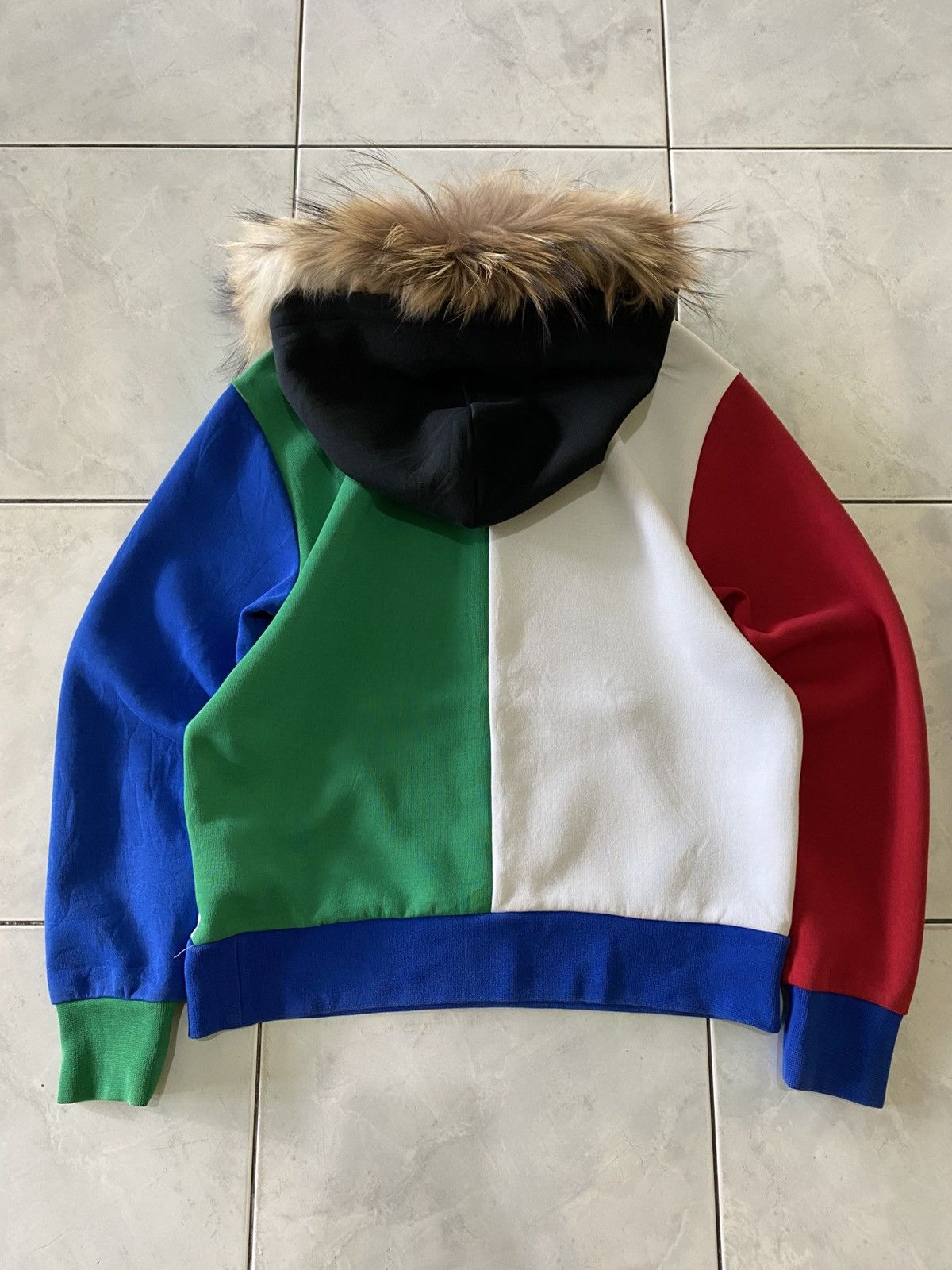 Japanese Brand FUR Polo Ralph Lauren Colorblock Hood Multicolor Streetwear Size US M / EU 48-50 / 2 - 2 Thumbnail