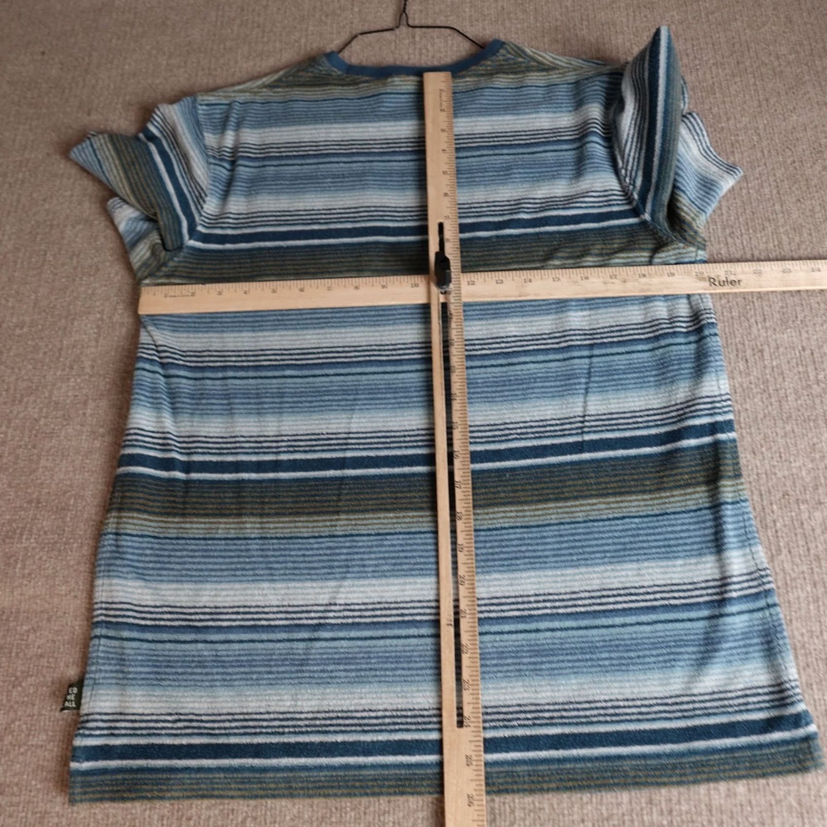 Howler Brothers VINTAGE Howler Bros Shirt Striped Mens Medium BLUE Crew Neck Cotton Blend T-Shirt Size US M / EU 48-50 / 2 - 4 Thumbnail