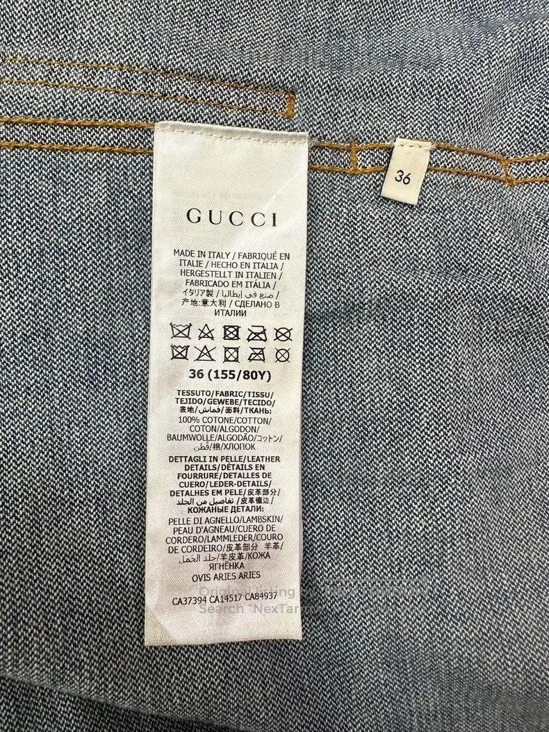 Gucci Gucci Double G metal buckle denim vest Size XS / US 0-2 / IT 36-38 - 8 Thumbnail