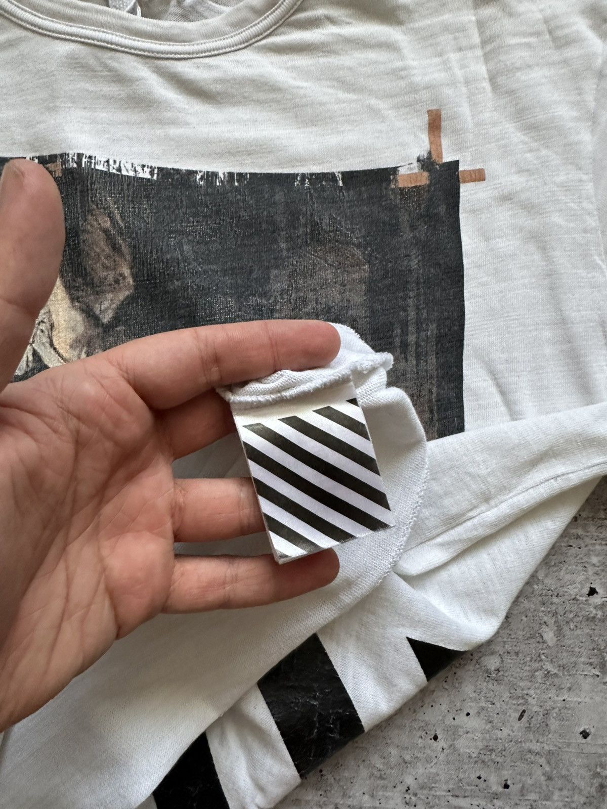 Off-White Off-White Caravaggio Sample Vintage T Shirt Size US M / EU 48-50 / 2 - 10 Thumbnail