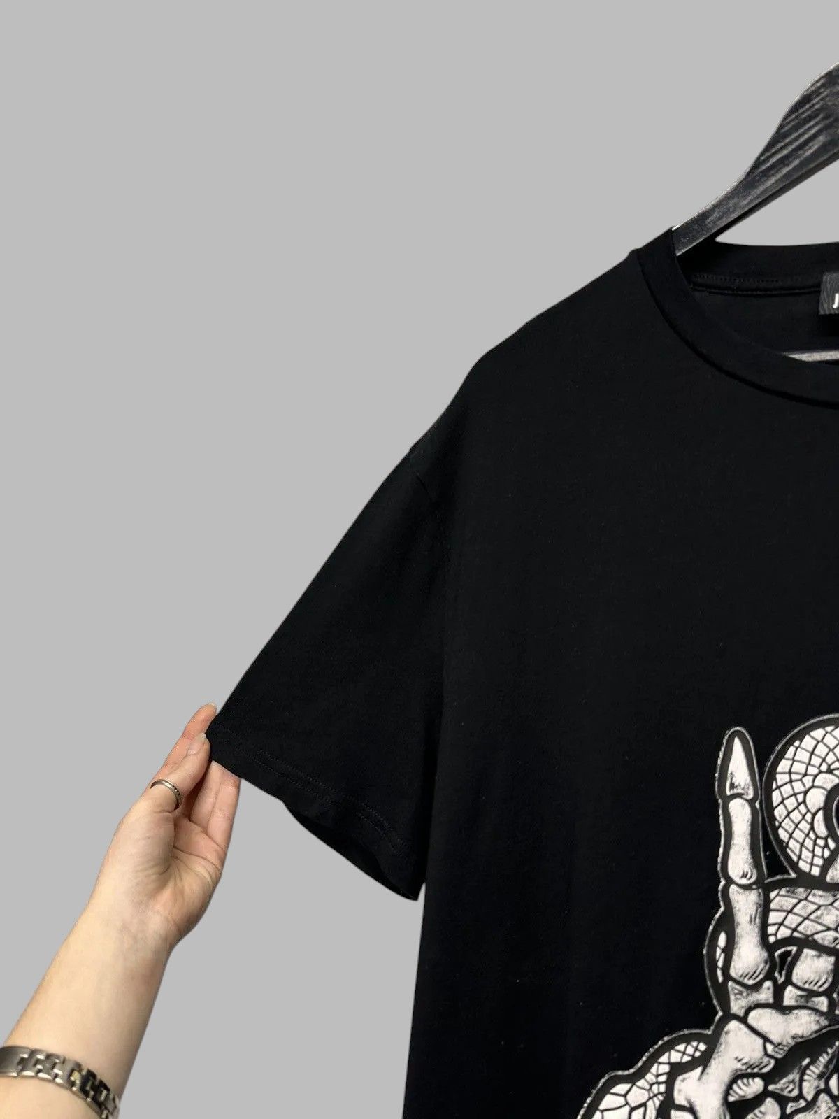 Roberto Cavalli Just Cavalli Black Vintage Tee Luxury Logo Streetwear Size US S / EU 44-46 / 1 - 6 Thumbnail