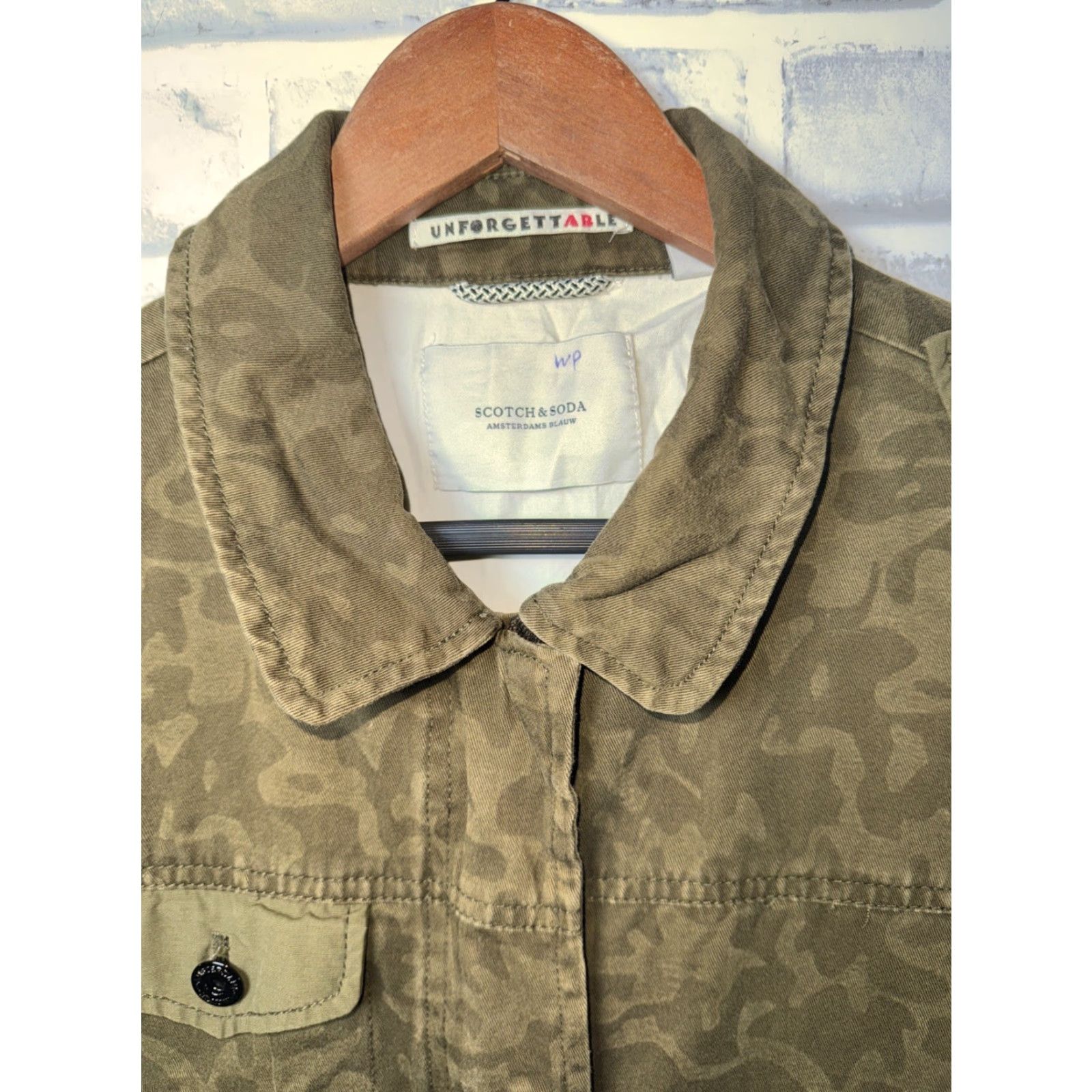 Scotch & Soda Scotch & Soda UNFORGETTABLE Camo MILITARY STYLE Jacket Full Zip WOMENS XS Size XS / US 0-2 / IT 36-38 - 2 Thumbnail