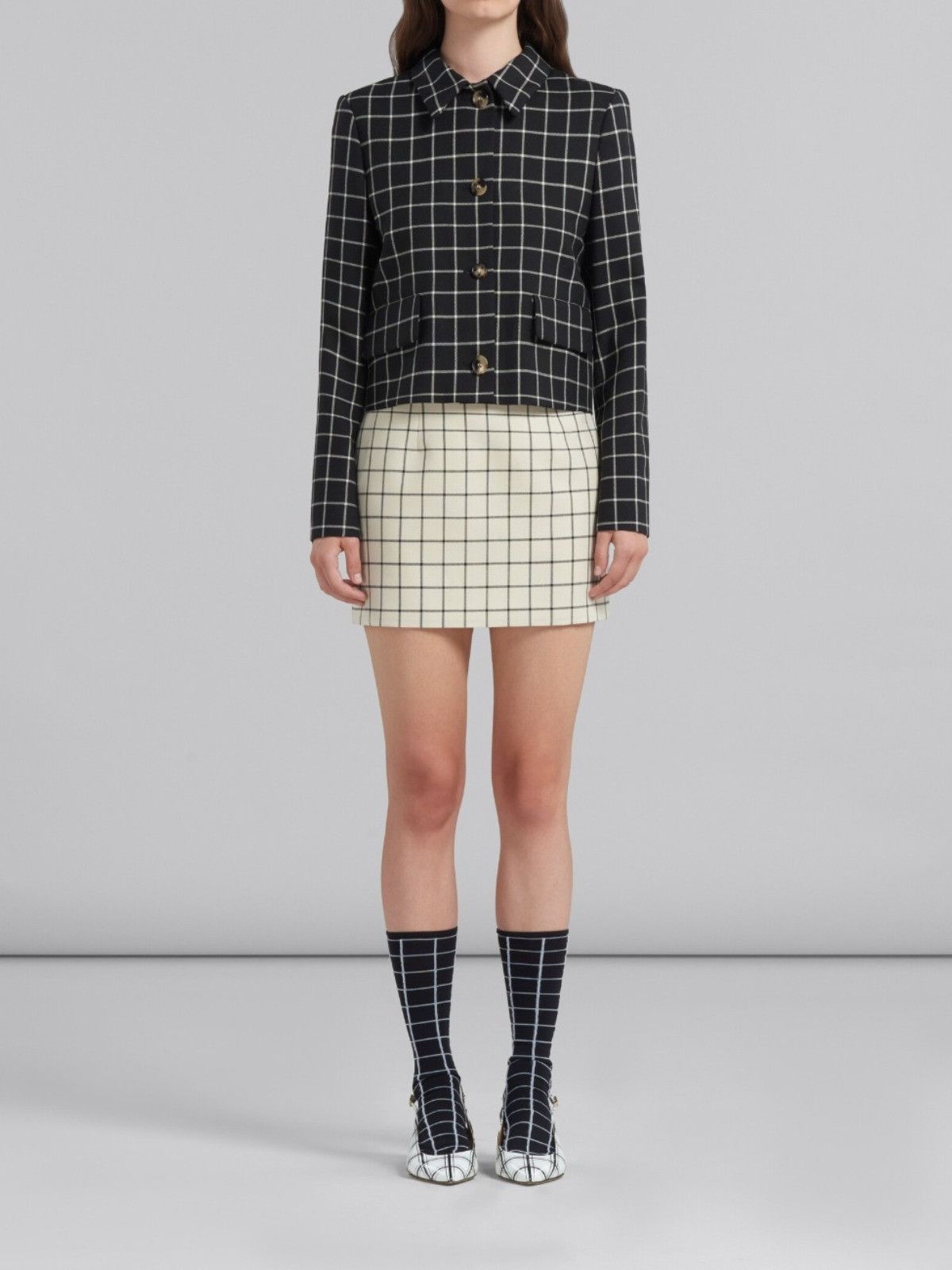 Marni o1w1db10125 Jacket in Black Size M / US 6-8 / IT 42-44 - 2 Thumbnail