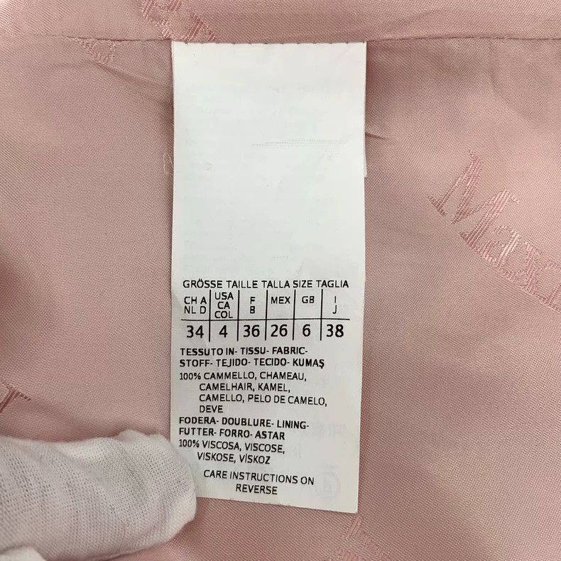 Max Mara Max Mara Pink Camel Fleece Hooded Belted Bathrobe Coat Size S / US 4 / IT 40 - 7 Thumbnail