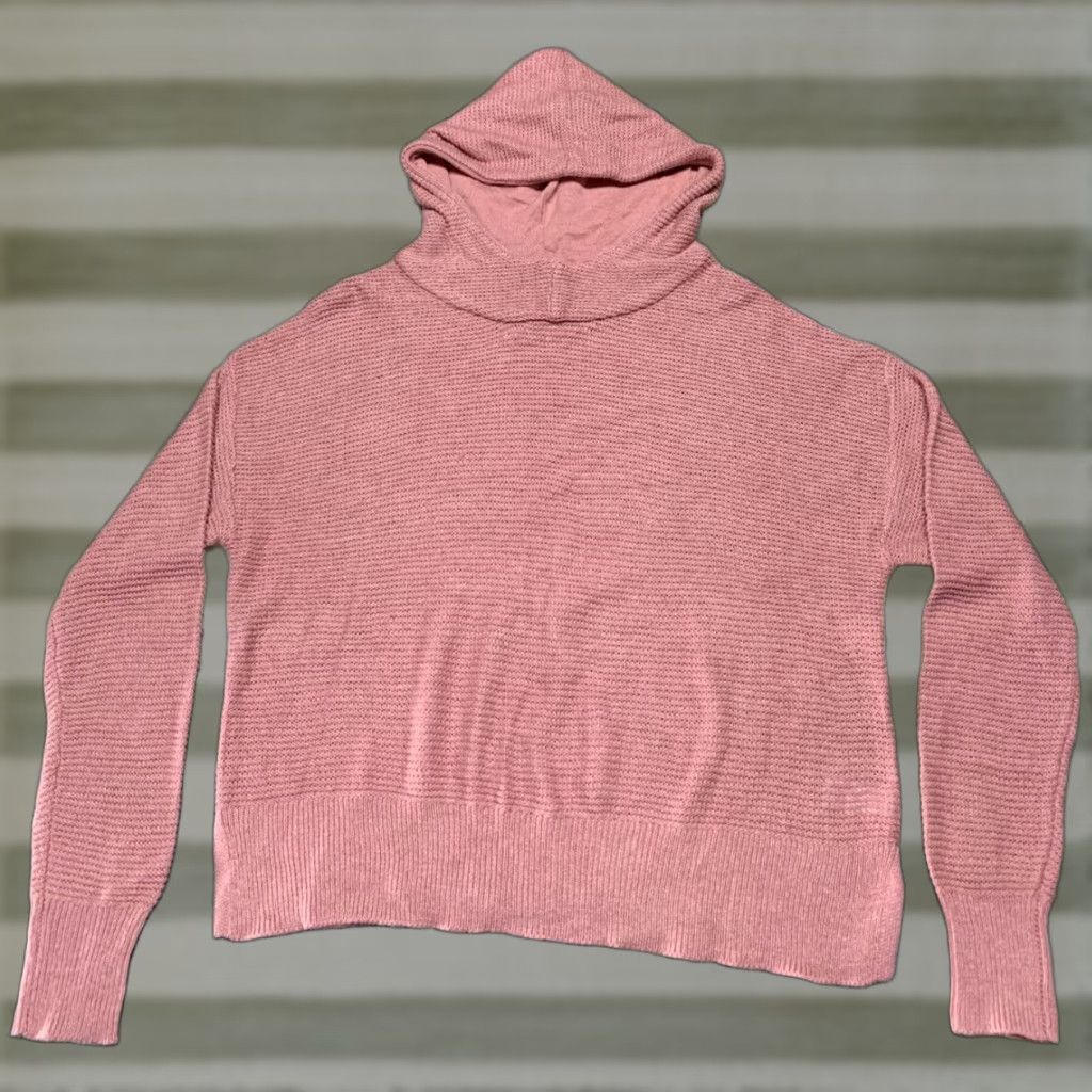 Vintage All in Motion Women's Rose Red Long Sleeve Hooded Sweater XL Extra Large NEW NWT Size XL / US 12-14 / IT 48-50 - 1 Thumbnail