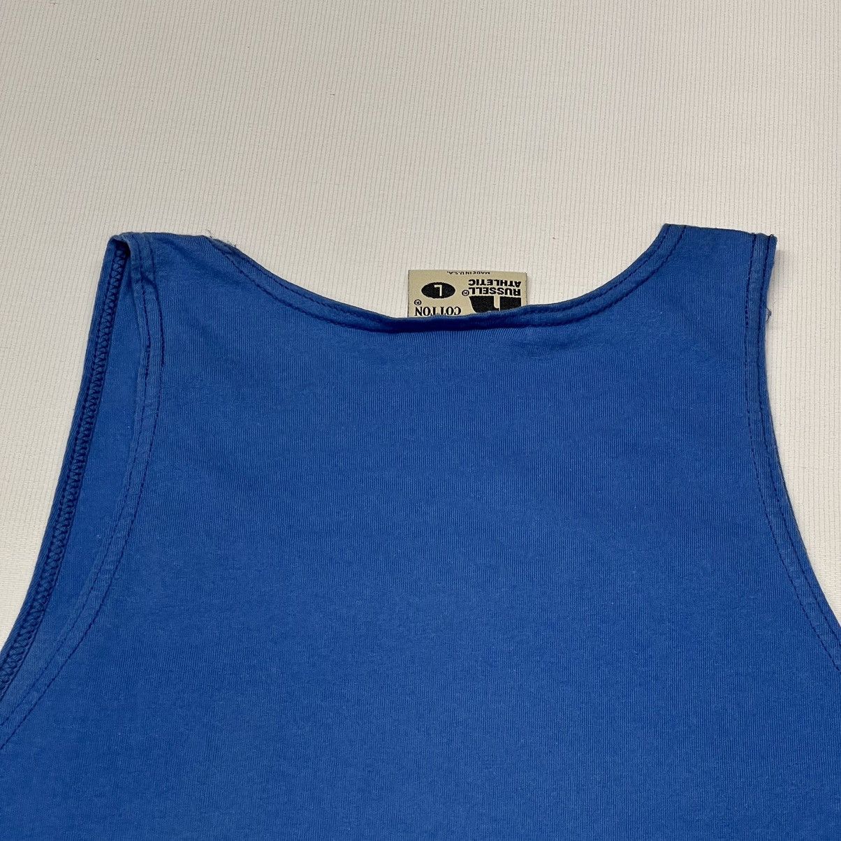Russell Athletic × Vintage VTG Russell Athletic Tee Shirt Sleeveless Tank Top Patch 90s Size US L / EU 52-54 / 3 - 11 Thumbnail