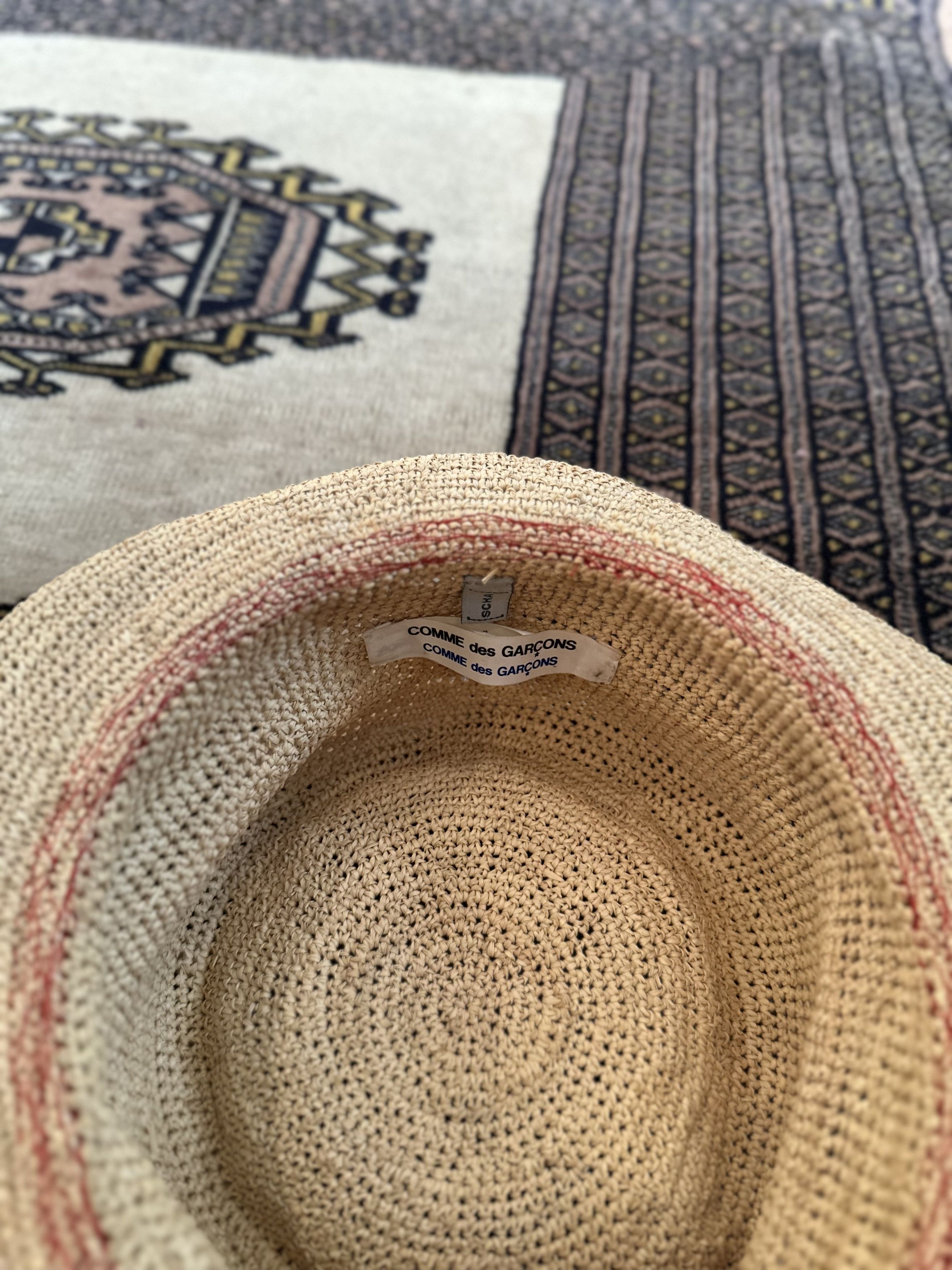 Comme des Garcons comme comme straw hat Size ONE SIZE - 4 Thumbnail