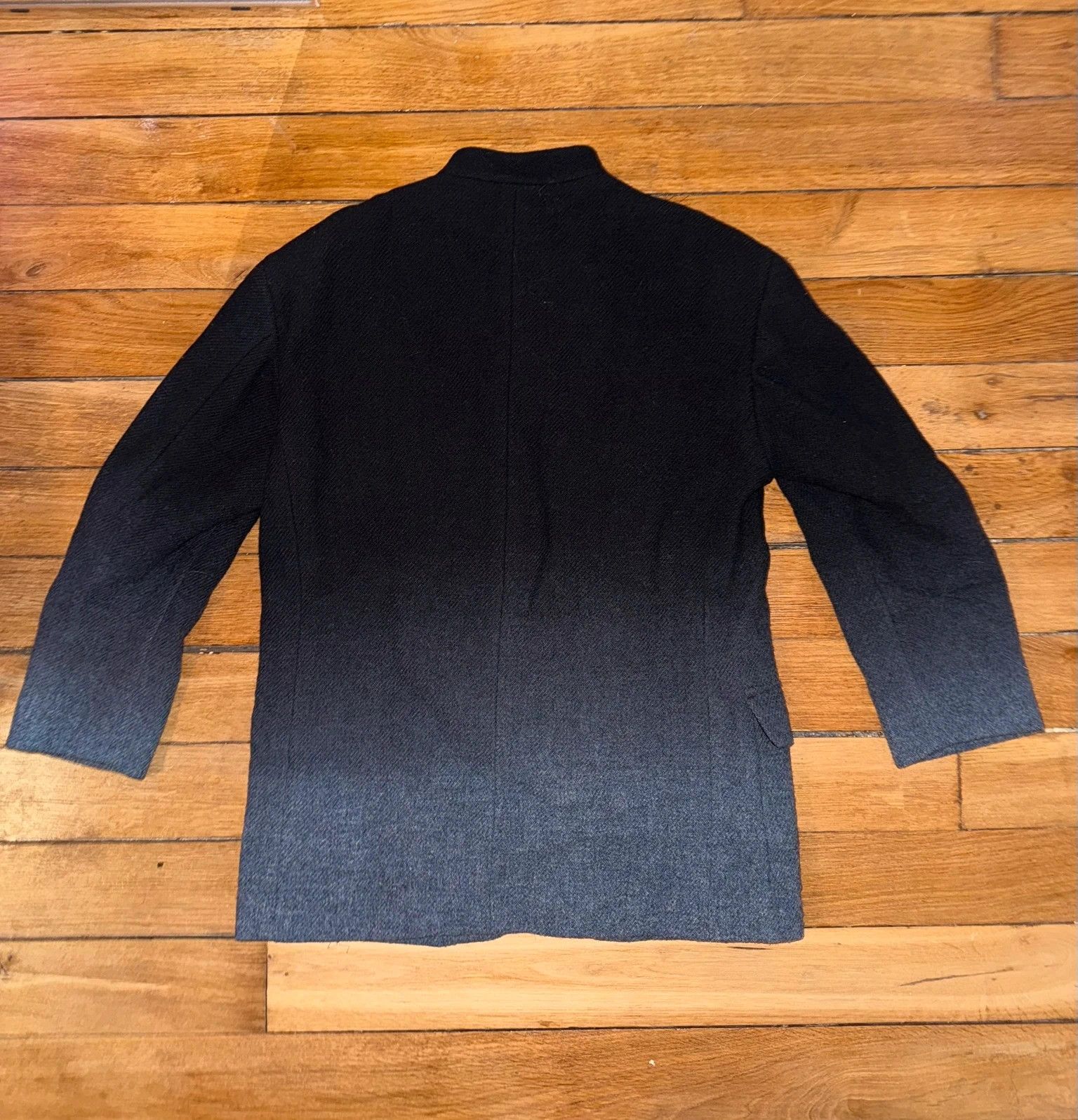 Issey Miyake Issey Miyake Gradient Peacoat Caban Harris Tweed Size US S / EU 44-46 / 1 - 3 Thumbnail