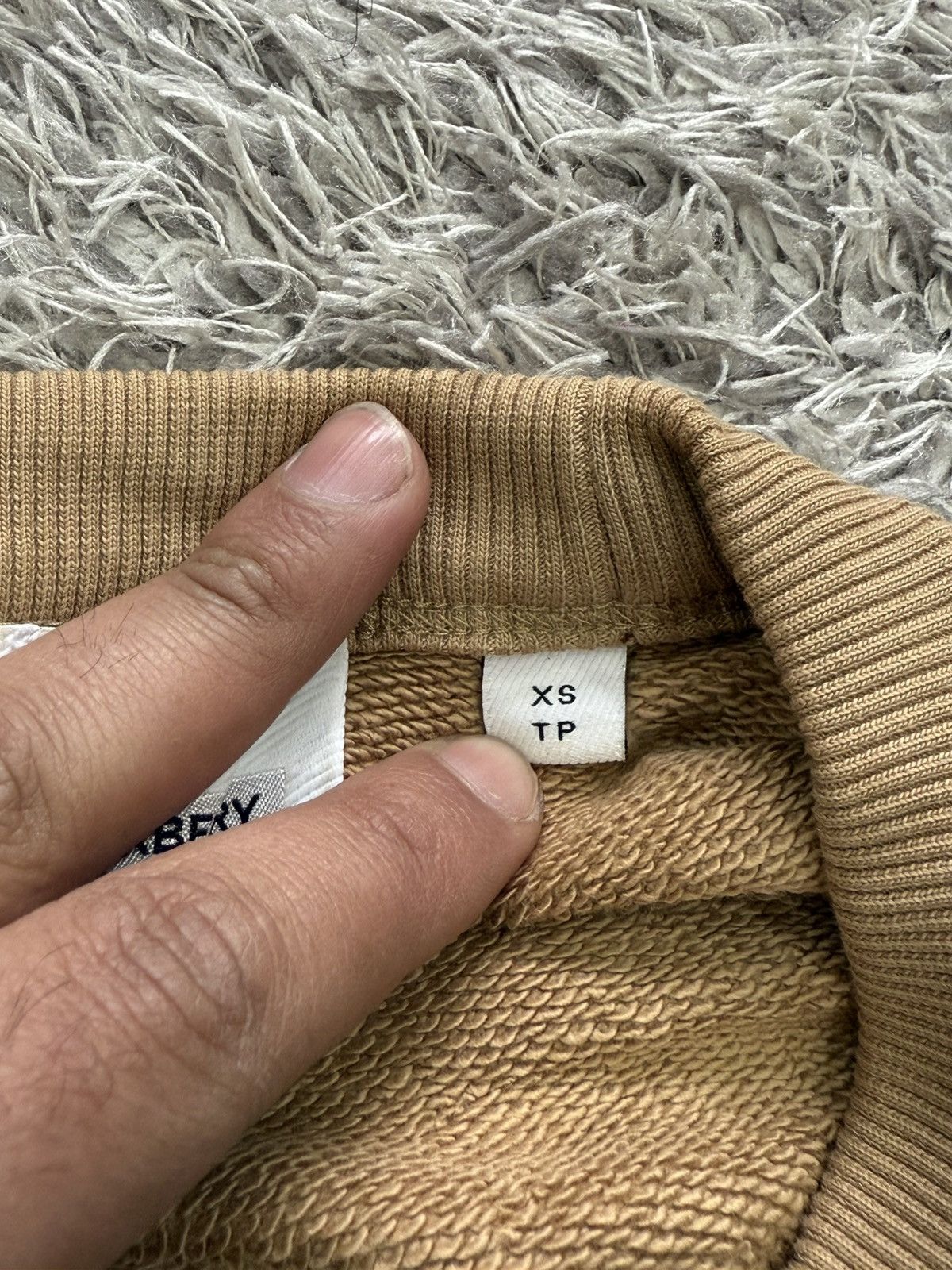 Burberry Burberry Monogram Motif Check Panel Sweatshirt Size US M / EU 48-50 / 2 - 13 Thumbnail