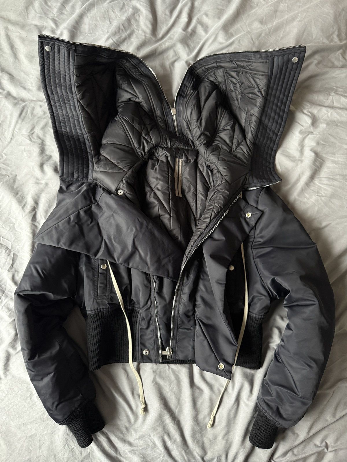 Rick Owens LUXOR Cropped Alice Parka FW23 Size US M / EU 48-50 / 2 - 3 Thumbnail