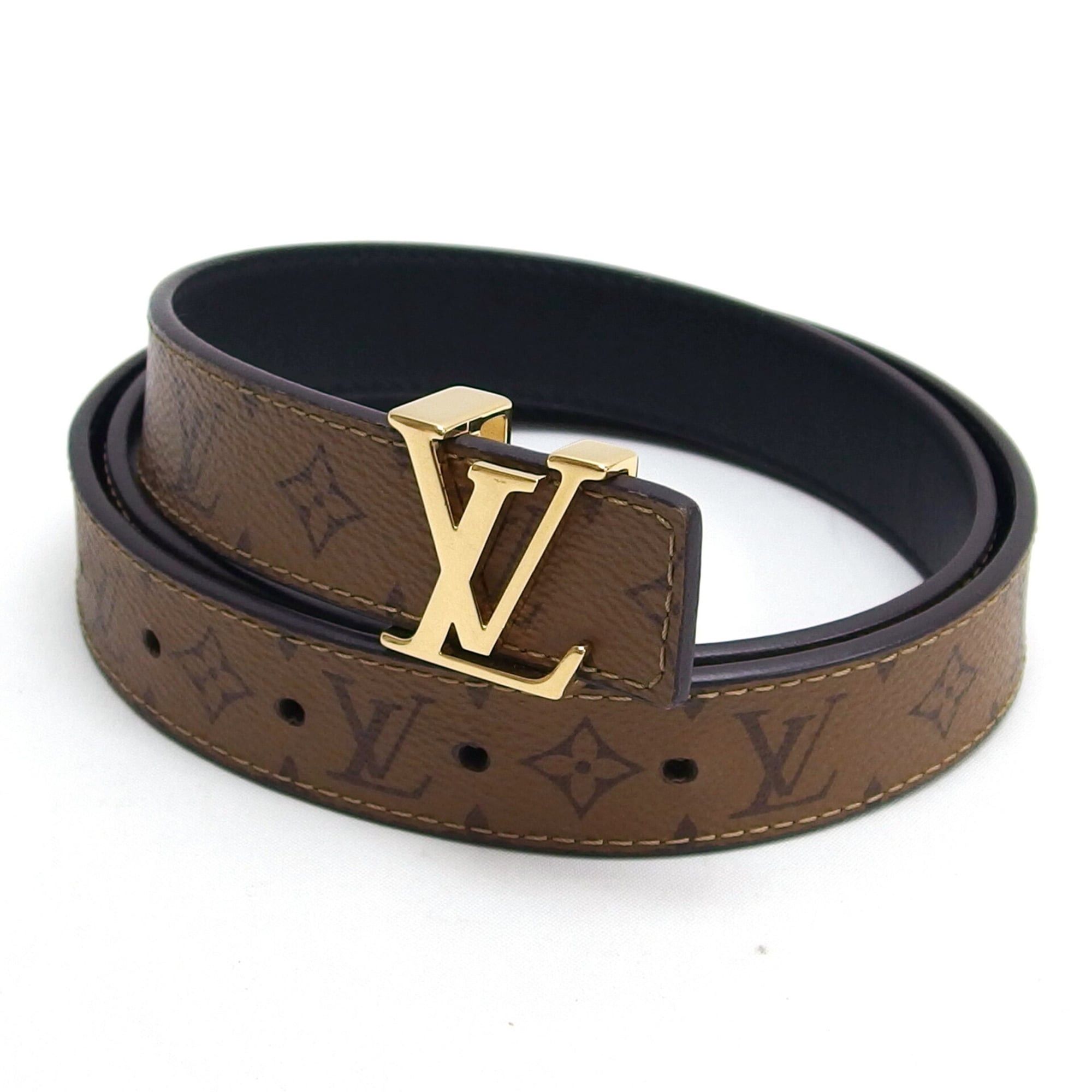 Louis Vuitton Louis Vuitton Monogram Reverse LV Initial Belt Size ONE SIZE - 1 Thumbnail